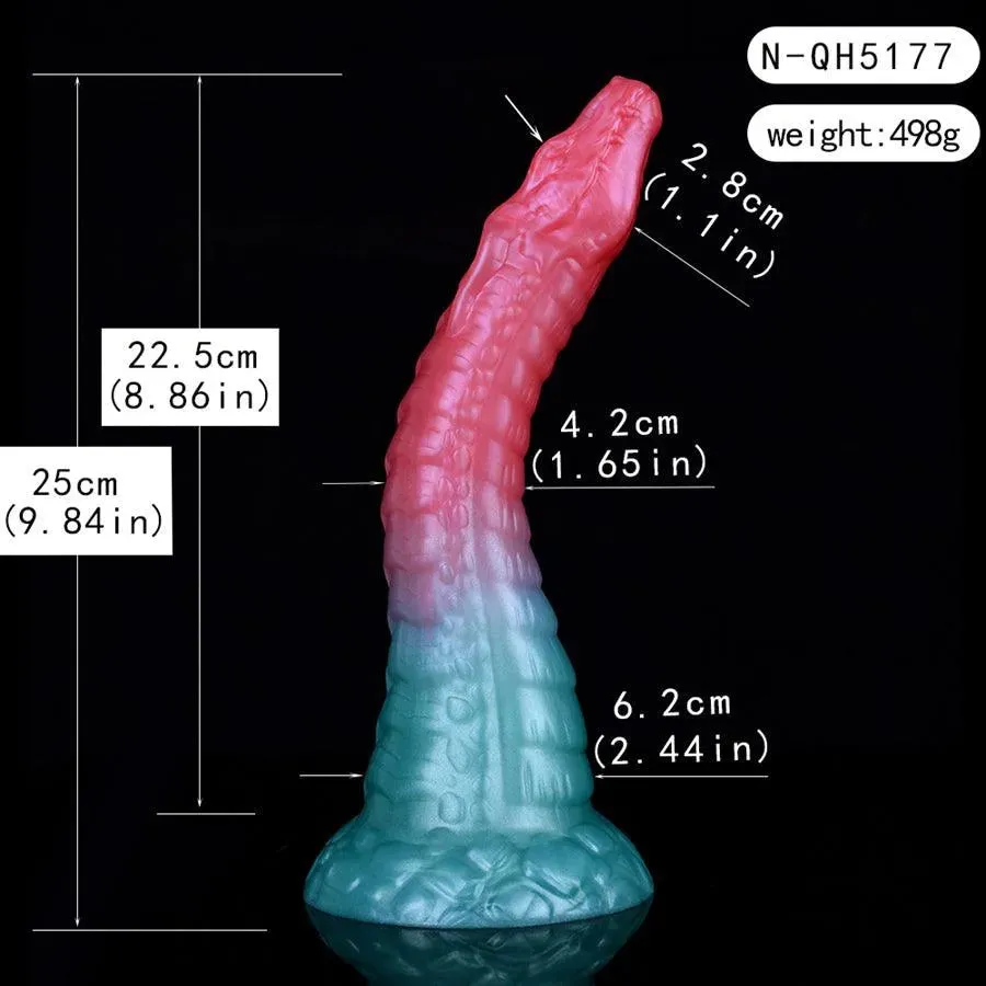 10 Inches Suction Cup Dragon Dildo for Women