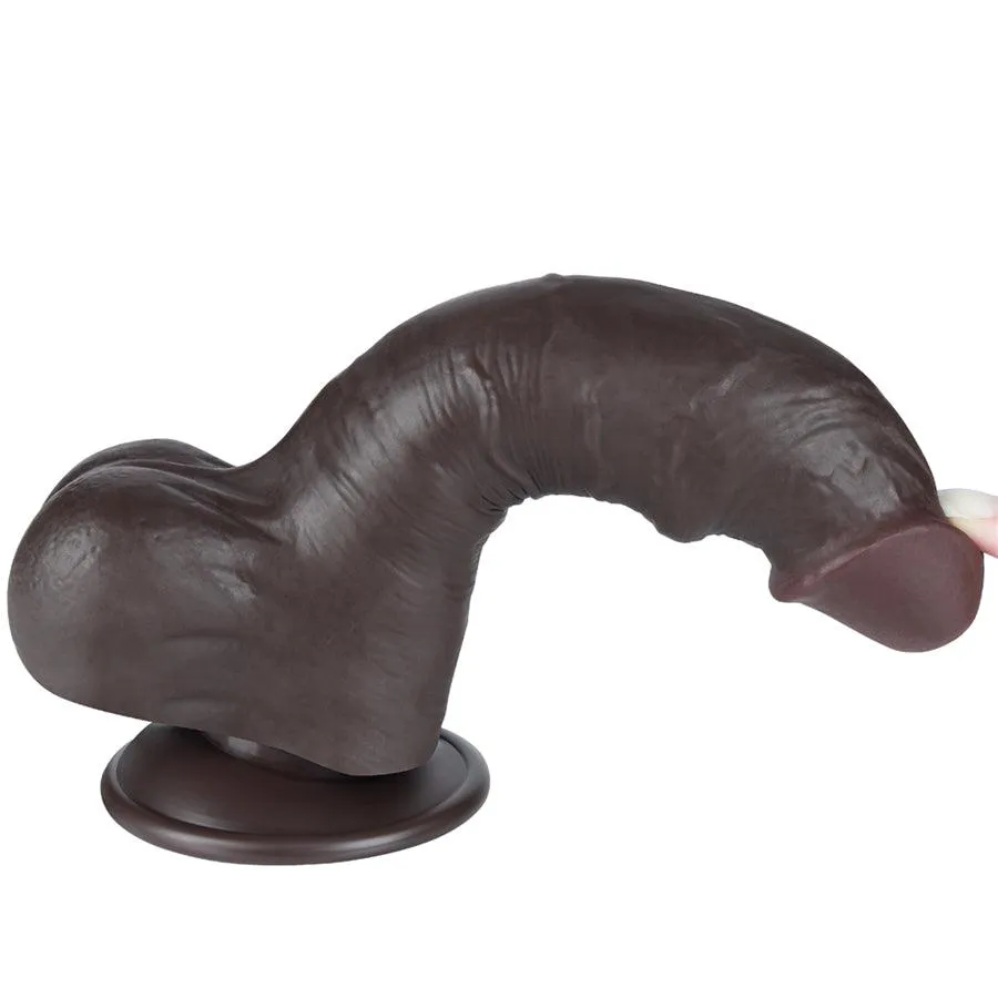 8 Inches Most Realistic Black Dildo for Women