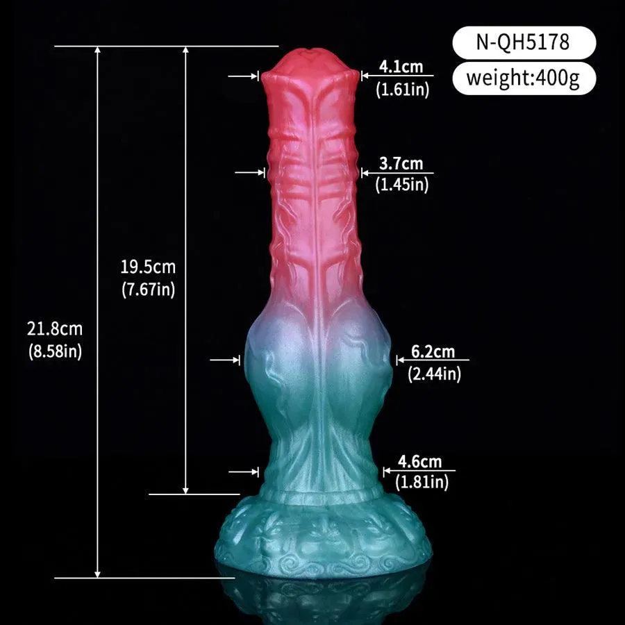 8 Inches Silicone Knotted Dildo for Women