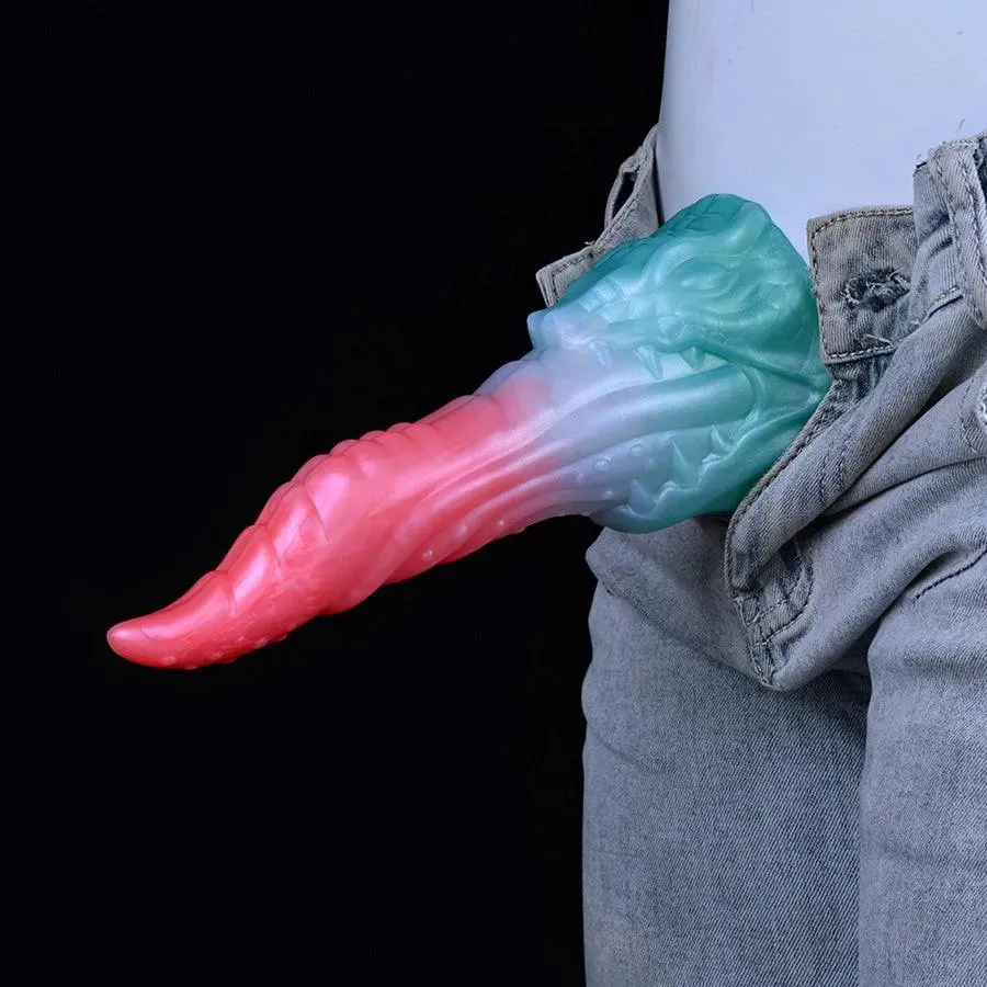 8 Inches Silicone Suction Cup Dragon Dildo