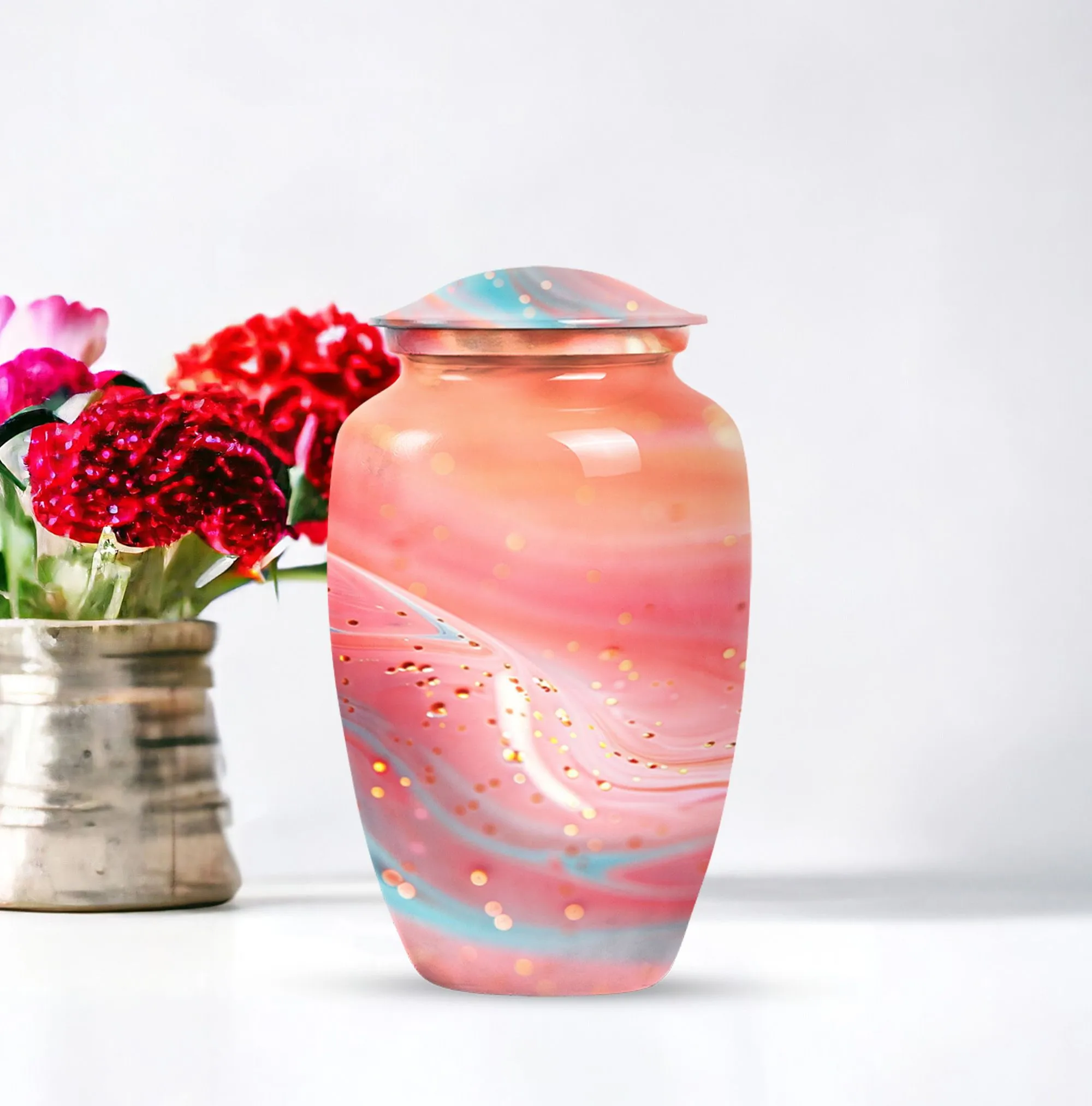 Abstract Cremation Urn - Exquisite Memorial Cremation Option