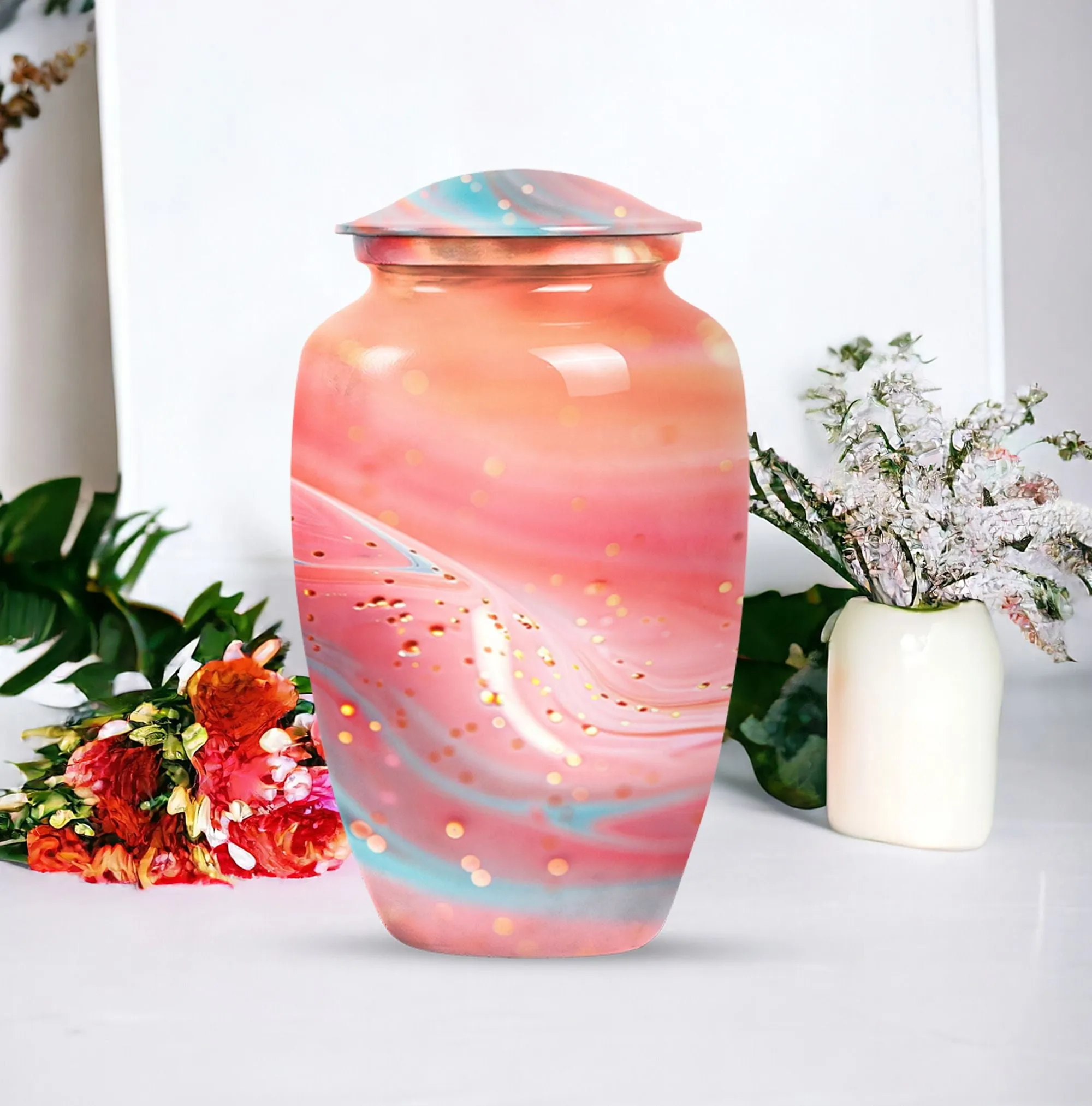 Abstract Cremation Urn - Exquisite Memorial Cremation Option