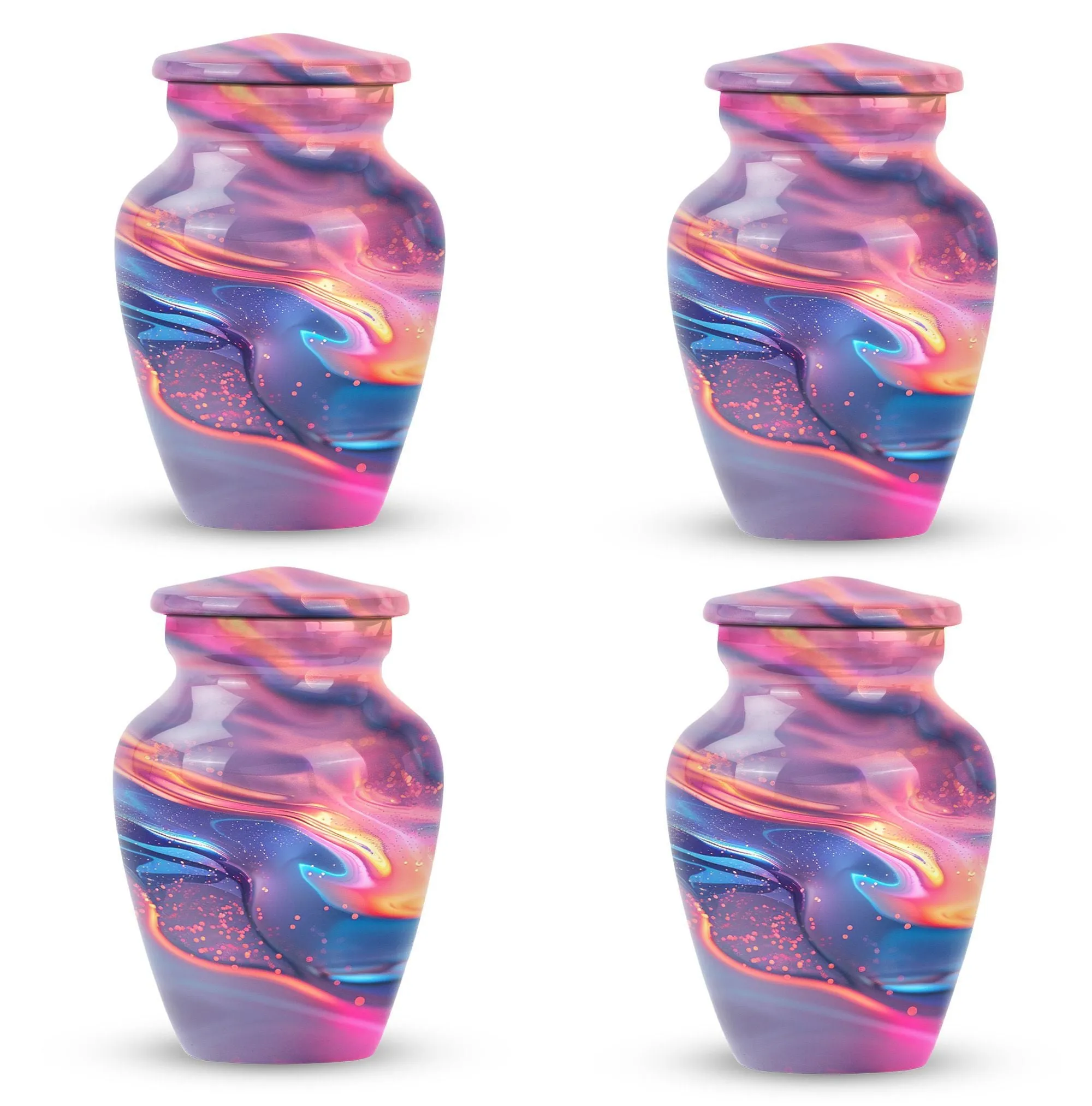 Abstract Elegance: Enigmatic Burial Cremation Urn