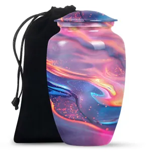 Abstract Elegance: Enigmatic Burial Cremation Urn