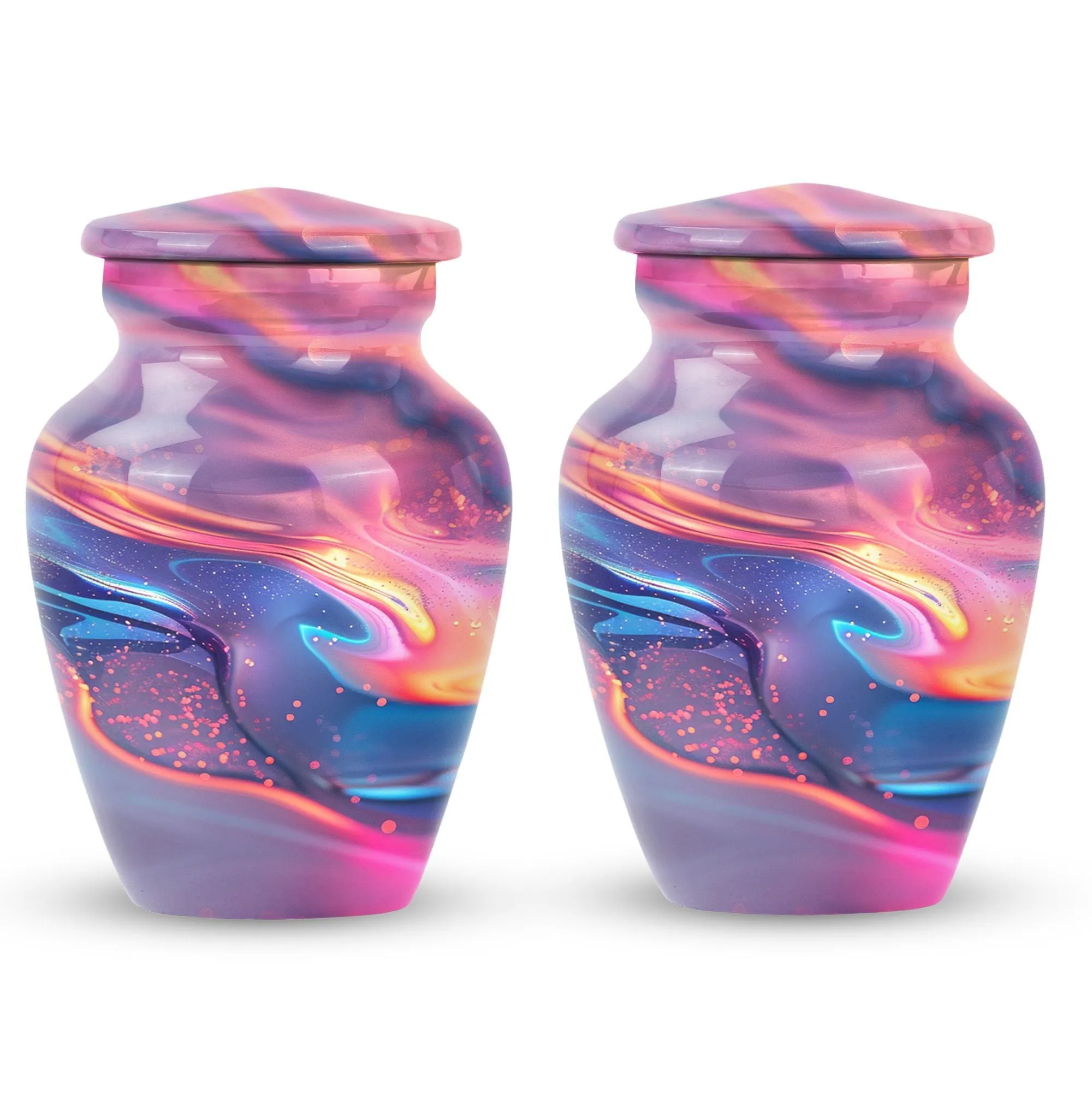 Abstract Elegance: Enigmatic Burial Cremation Urn