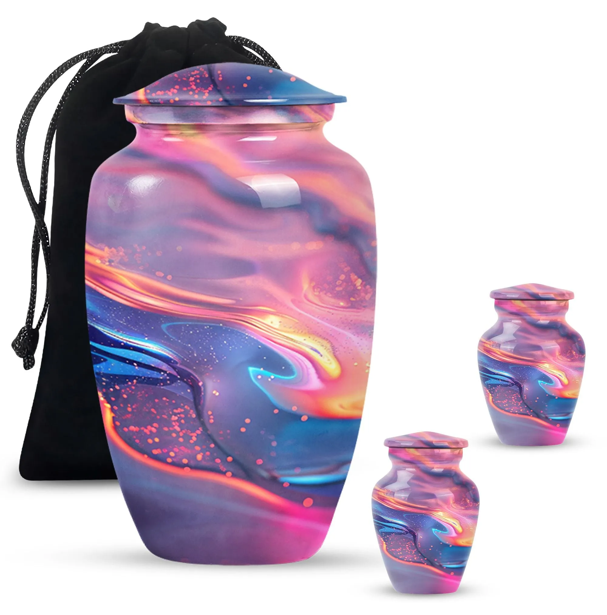 Abstract Elegance: Enigmatic Burial Cremation Urn