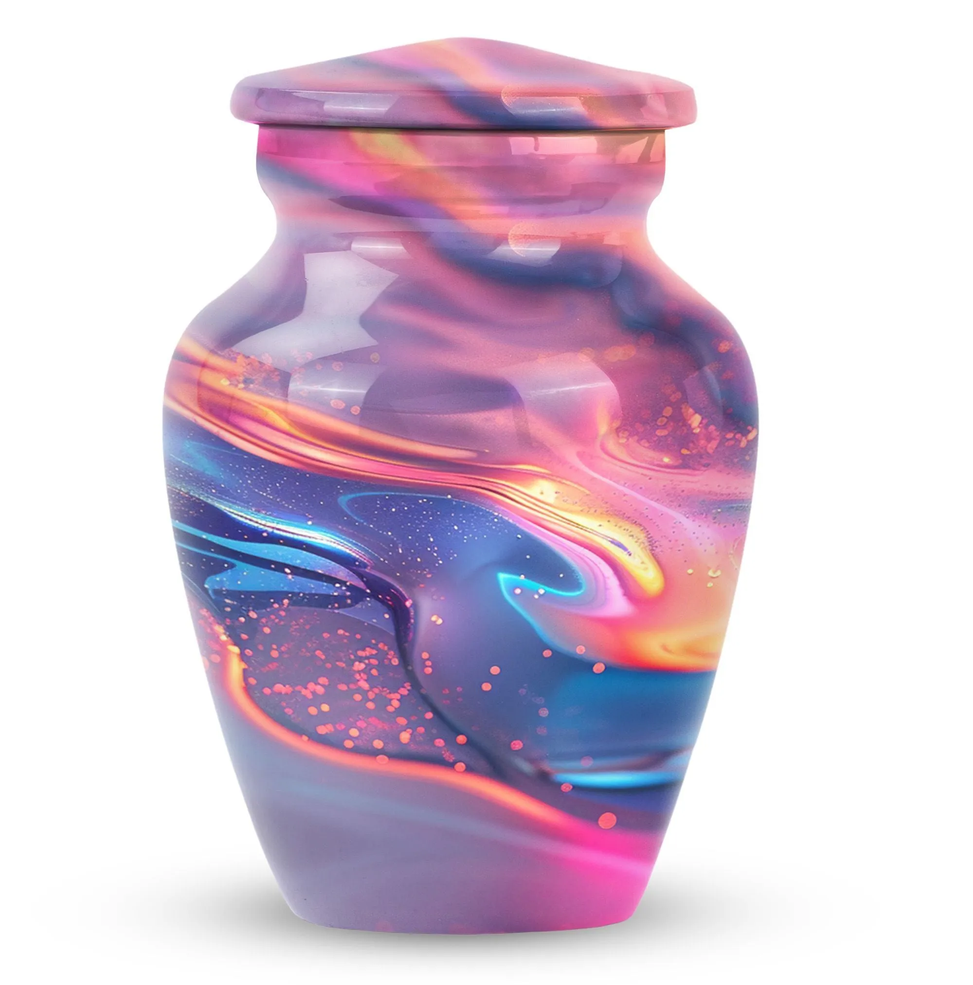Abstract Elegance: Enigmatic Burial Cremation Urn