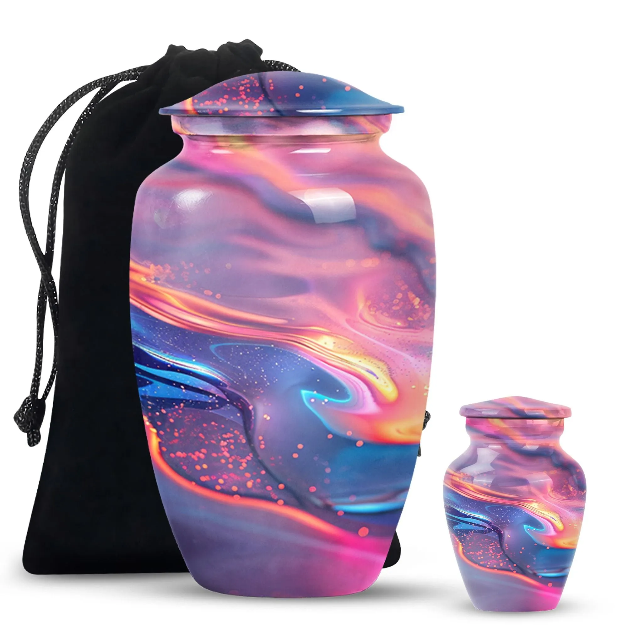 Abstract Elegance: Enigmatic Burial Cremation Urn