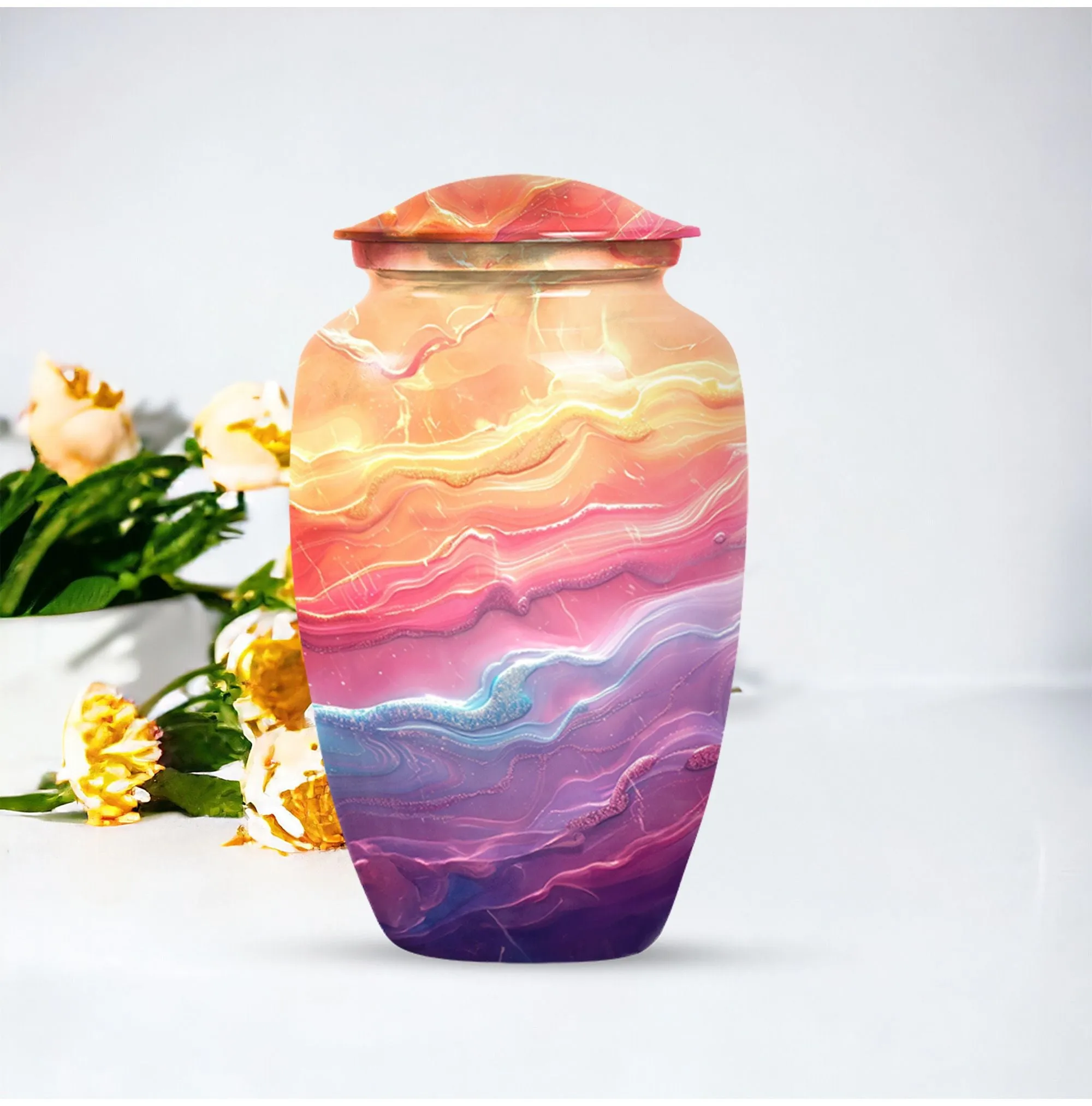 Abstract Souvenir: Ensured Eternity with Memorial Adult Urn