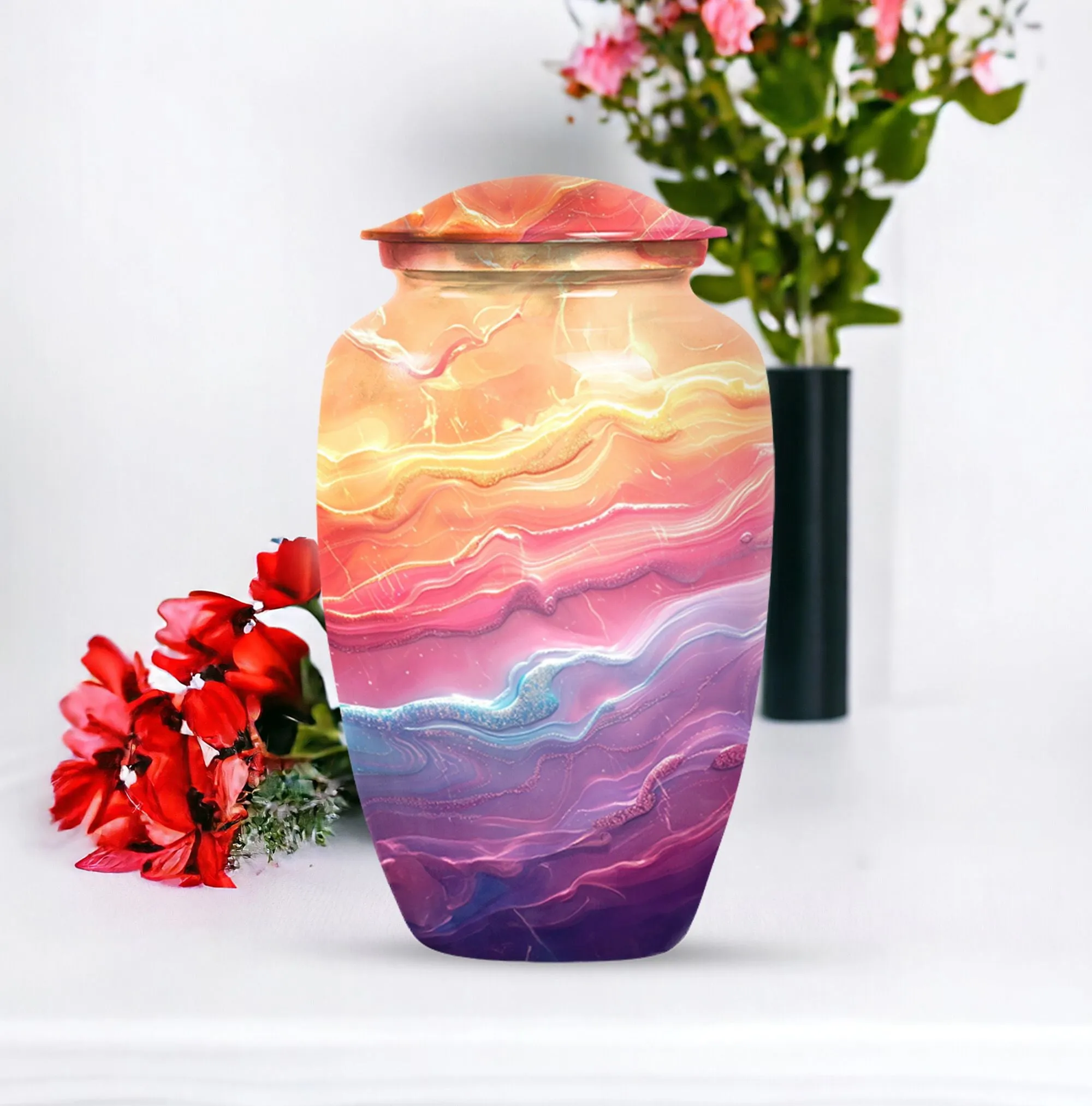 Abstract Souvenir: Ensured Eternity with Memorial Adult Urn