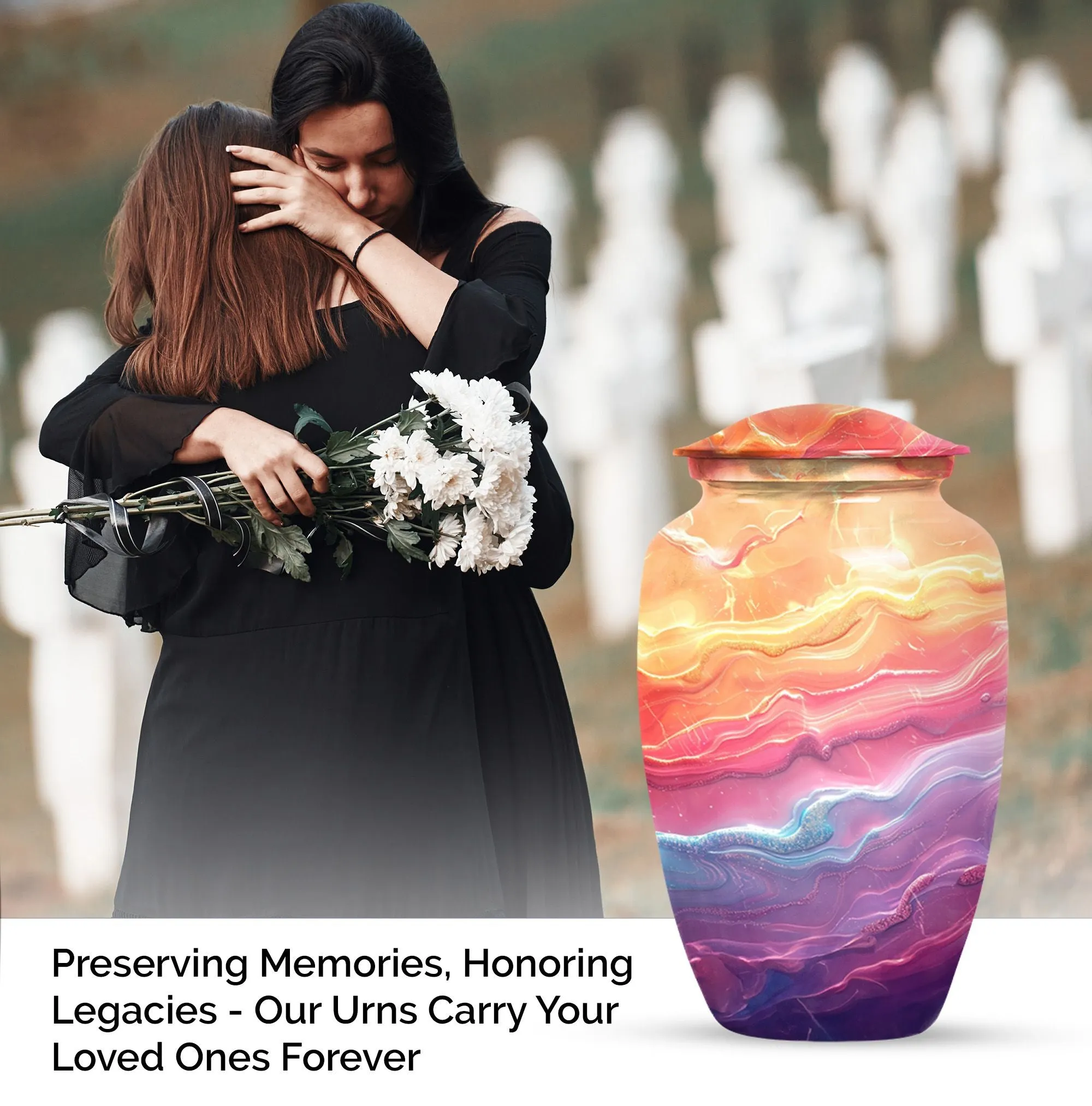 Abstract Souvenir: Ensured Eternity with Memorial Adult Urn