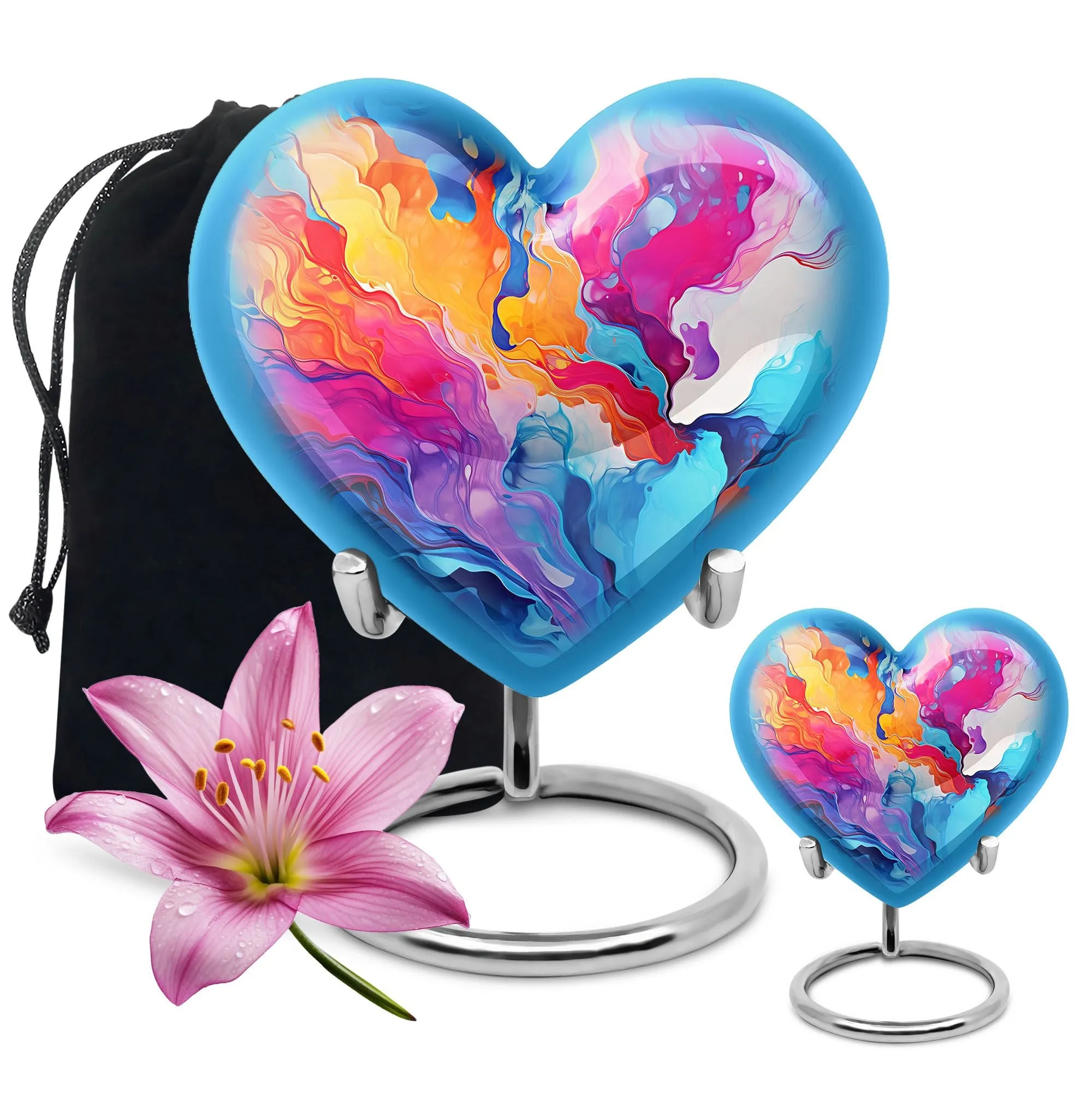 Abstract Urn: A Heartfelt Adornment for Lasting Memories