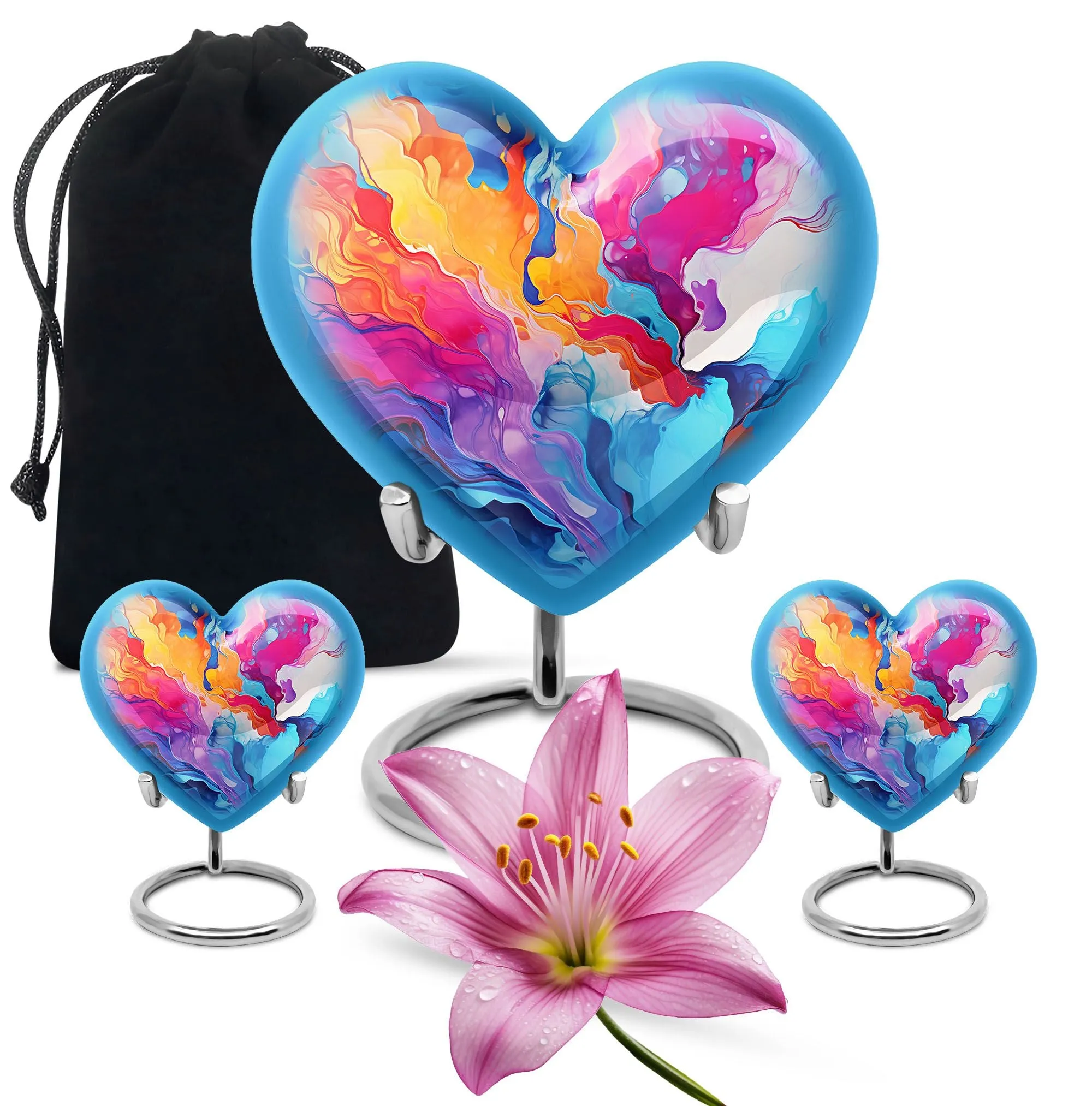 Abstract Urn: A Heartfelt Adornment for Lasting Memories