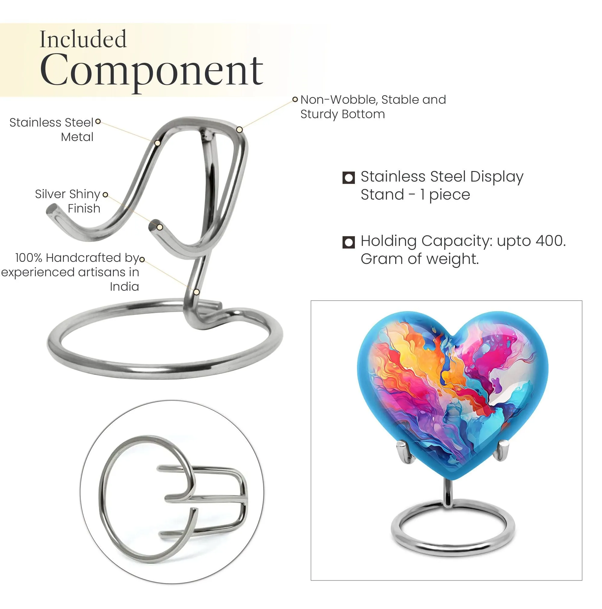 Abstract Urn: A Heartfelt Adornment for Lasting Memories
