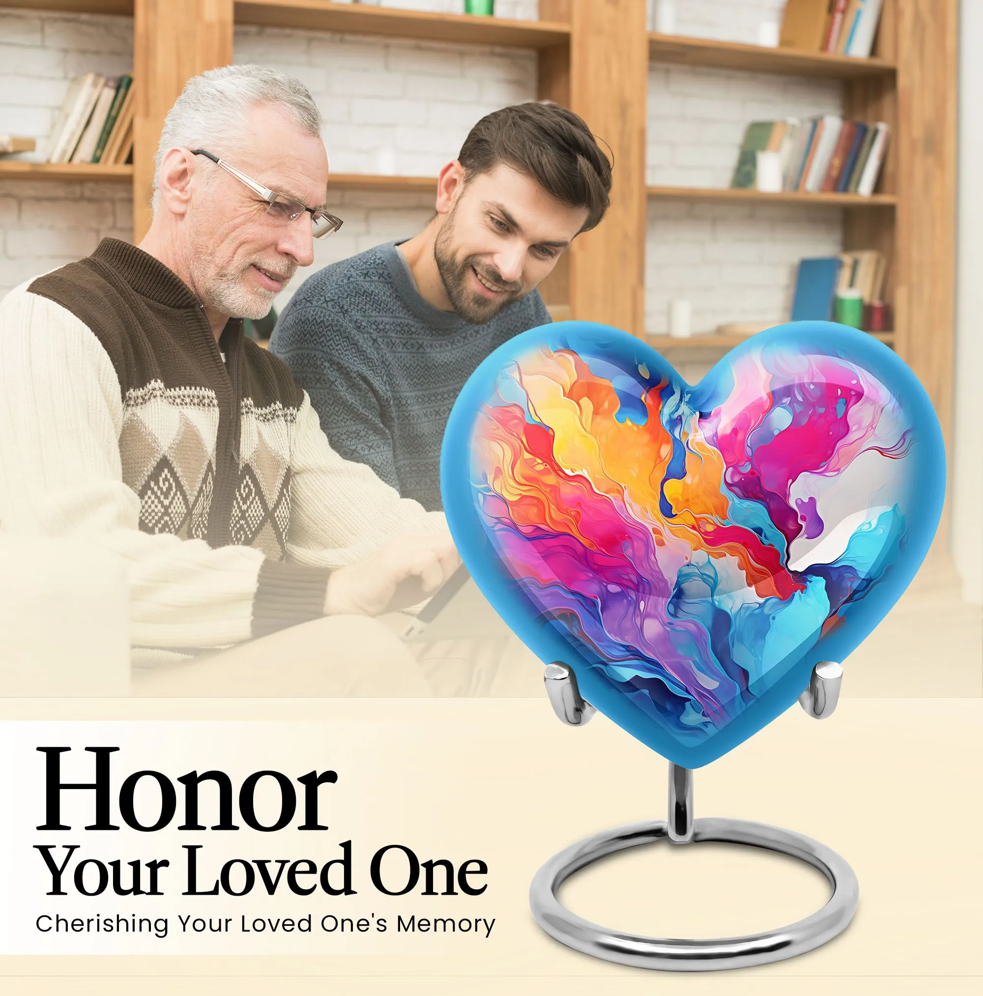 Abstract Urn: A Heartfelt Adornment for Lasting Memories