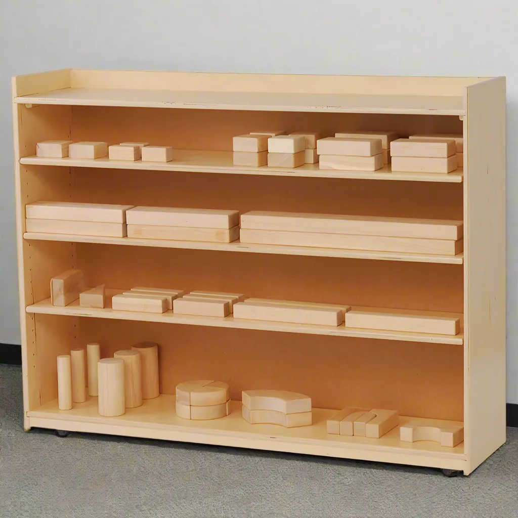 Adjustable Shelves Bookcase | Mobile Classroom Storage