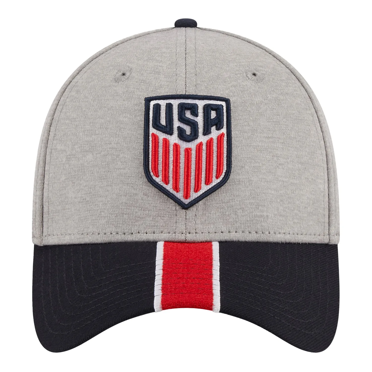 Adult New Era USMNT 39Thirty Grey Hat