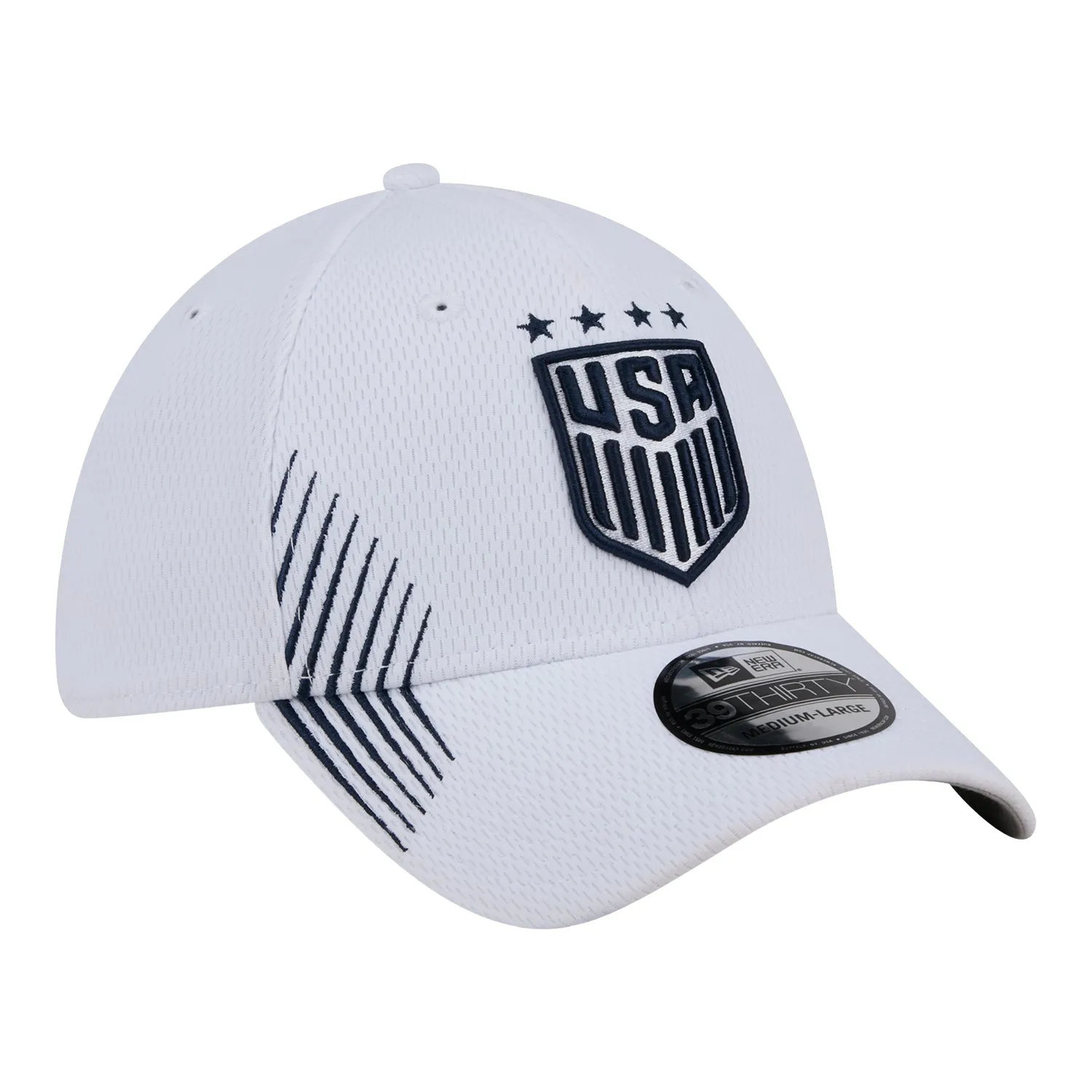Adult New Era USWNT 39Thirty Active White Hat