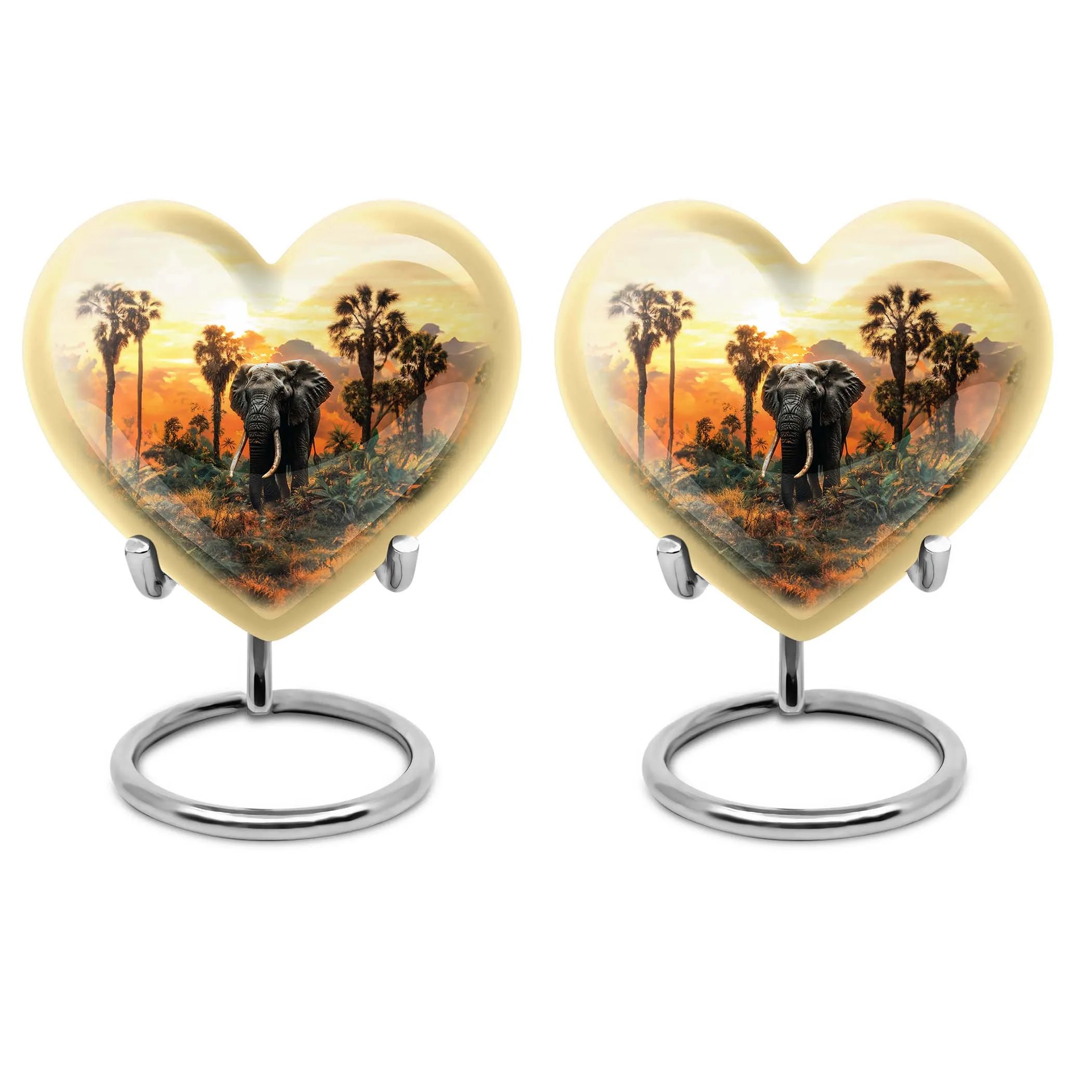 Affectionate Remembrance - Elephant Urn, Reverent Resting Place for Male