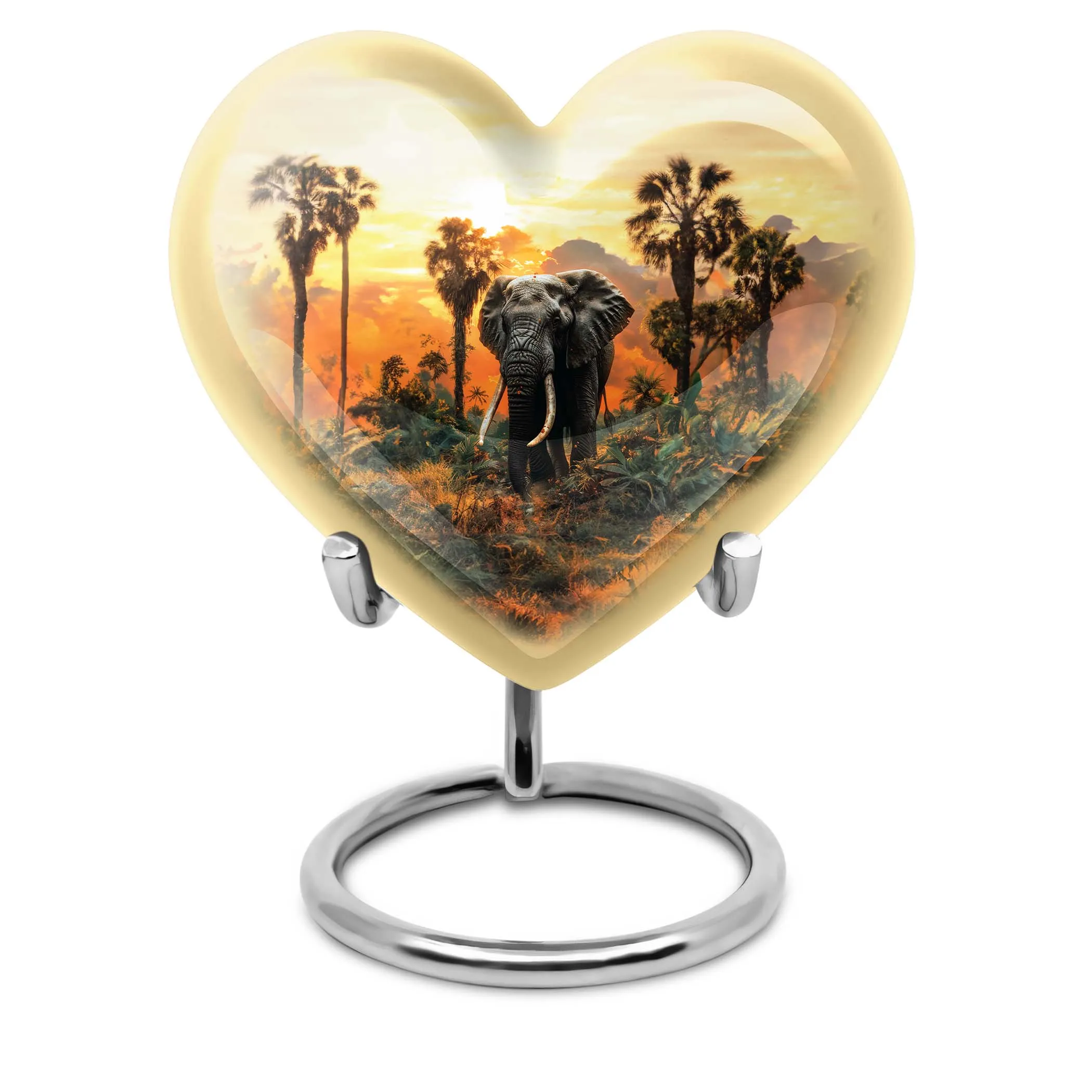 Affectionate Remembrance - Elephant Urn, Reverent Resting Place for Male