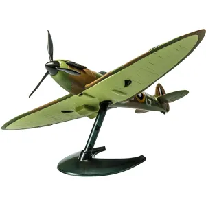 Airfix Quickbuild Skill 1 Model Airplane Kit - Spitfire Snap Together Painted