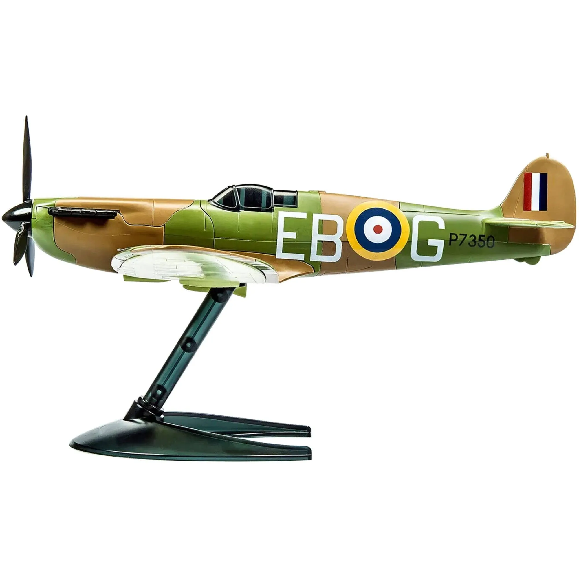 Airfix Quickbuild Skill 1 Model Airplane Kit - Spitfire Snap Together Painted