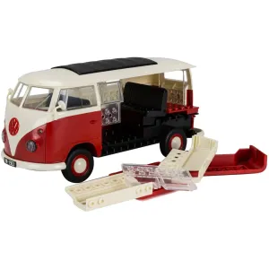 Airfix Quickbuild Skill 1 Model Kit - Volkswagen Camper Van Red Snap Together