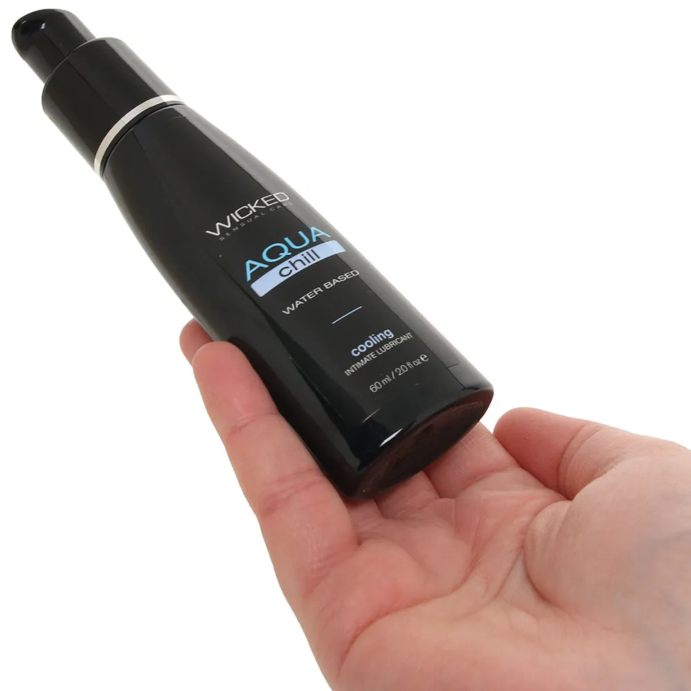 Aqua Chill Cooling Water Based Lube in 2oz/60mL
