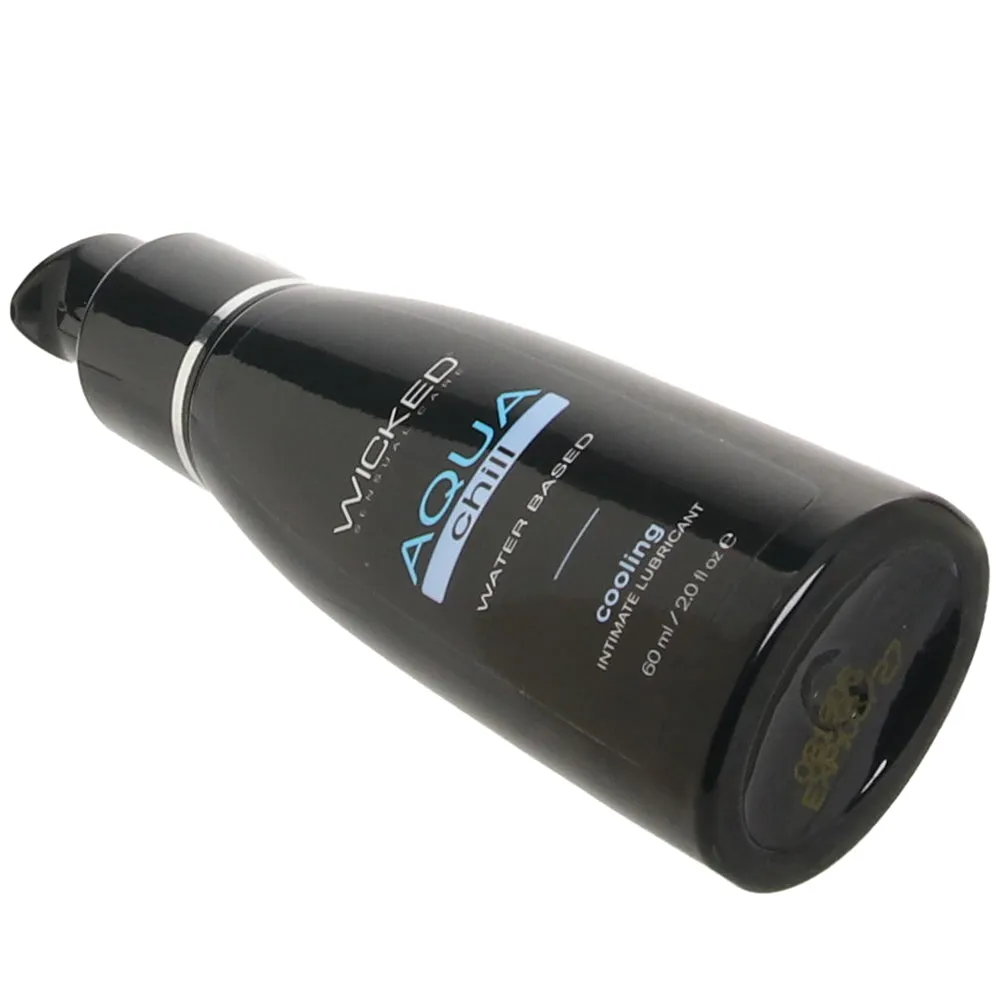 Aqua Chill Cooling Water Based Lube in 2oz/60mL