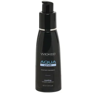 Aqua Chill Cooling Water Based Lube in 2oz/60mL