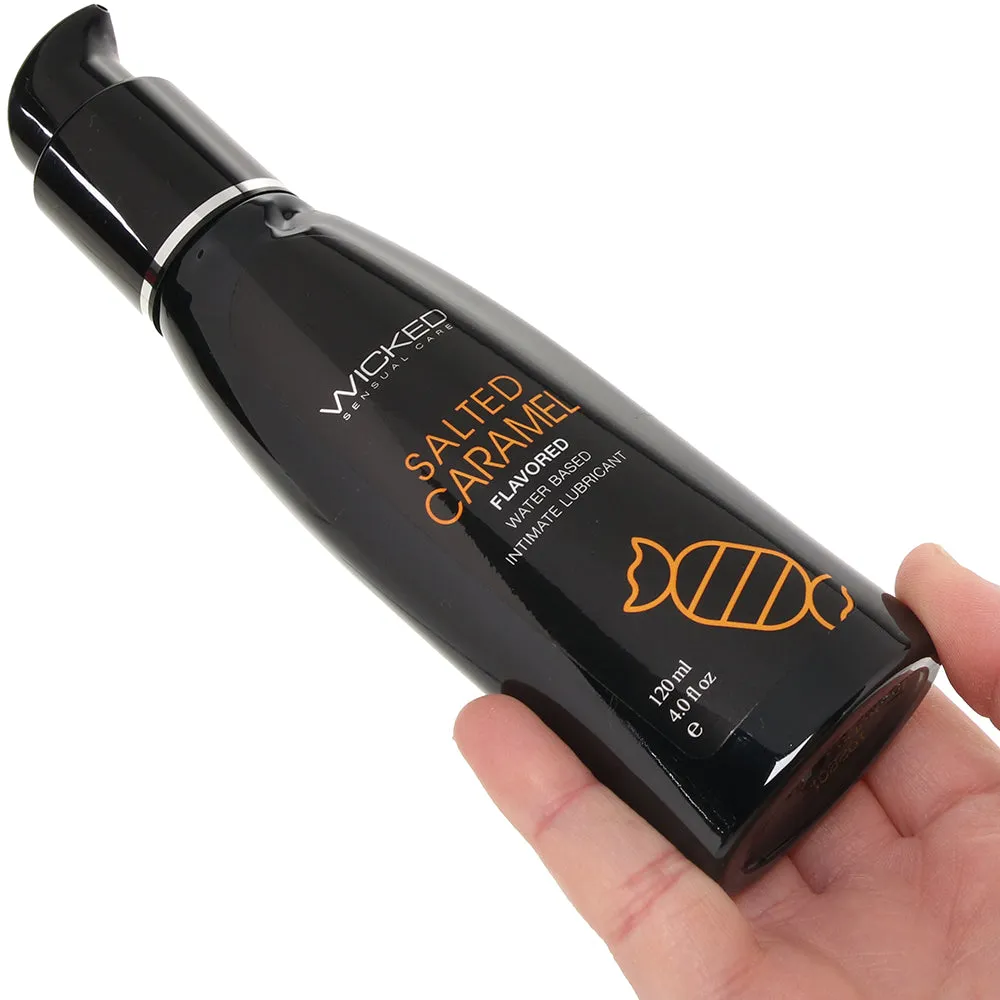 Aqua Flavored Lube 4oz/120ml in Salted Caramel