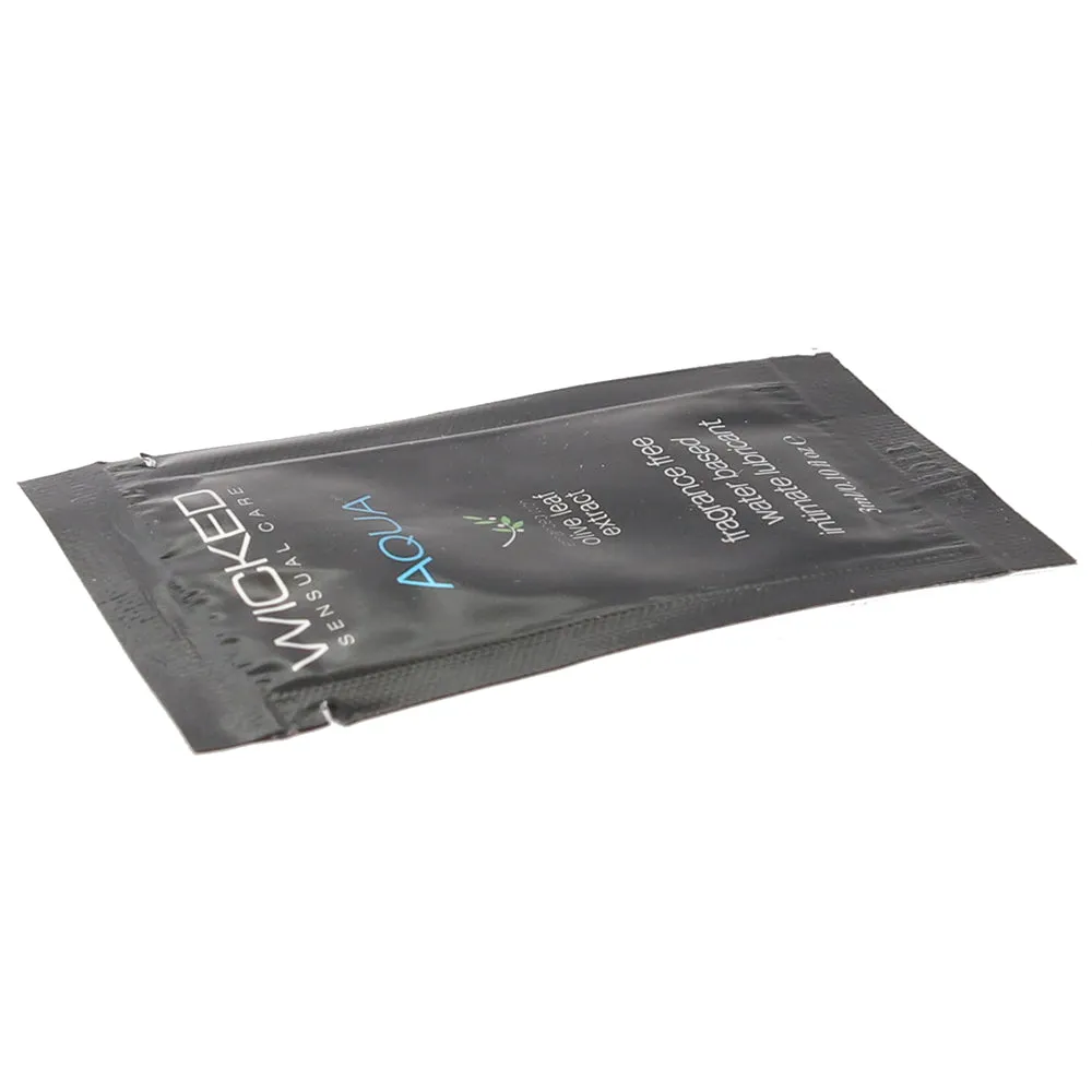 Aqua Fragrance Free Water Based Lube .10oz/3ml