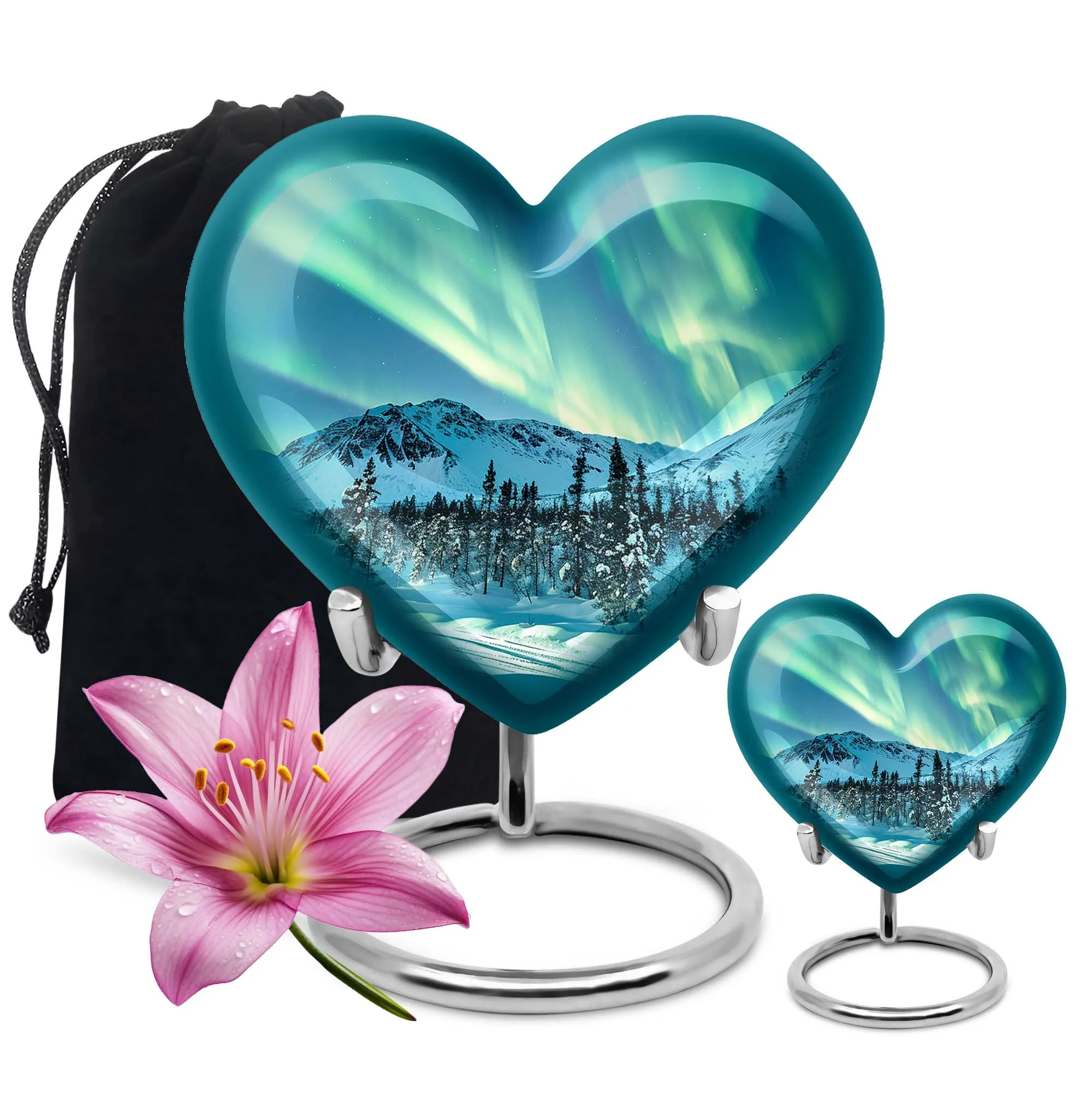 Aurora Borealis - Northern Lights Cremation Urn For Ashes
