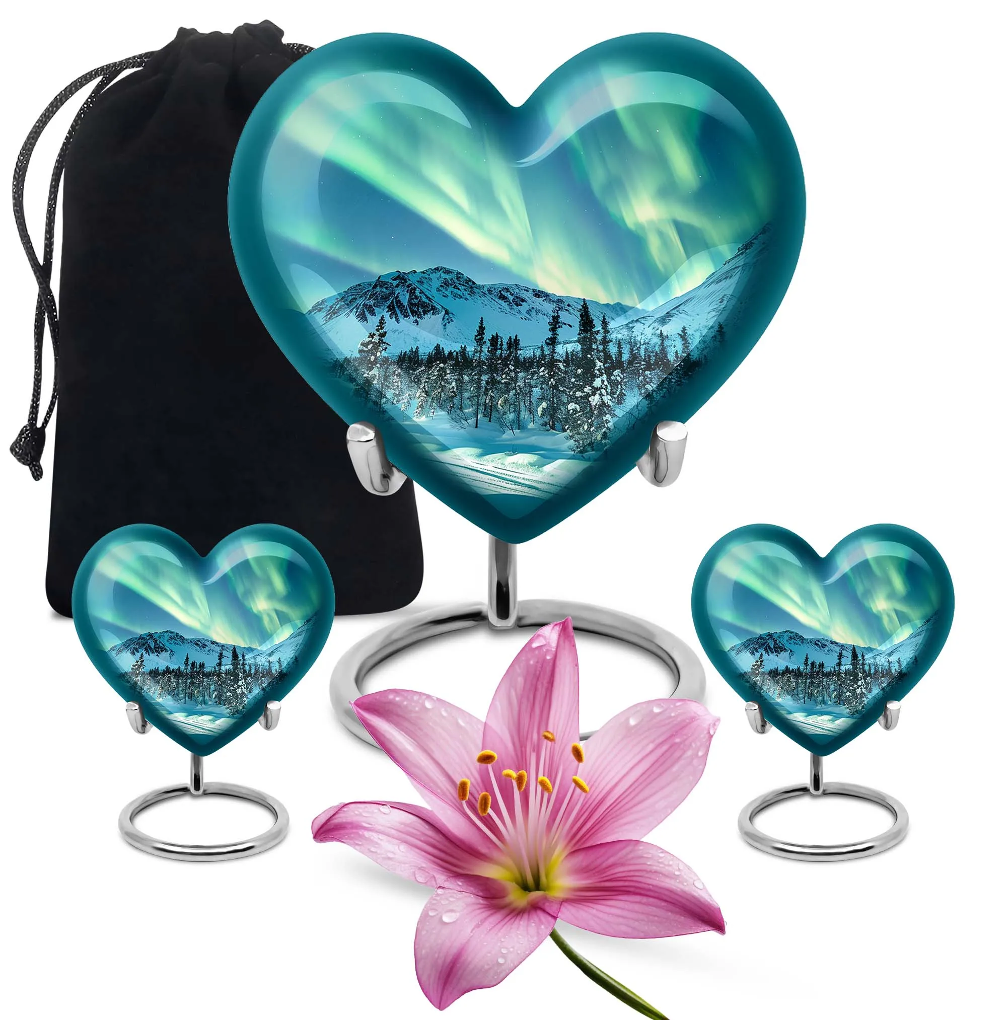Aurora Borealis - Northern Lights Cremation Urn For Ashes
