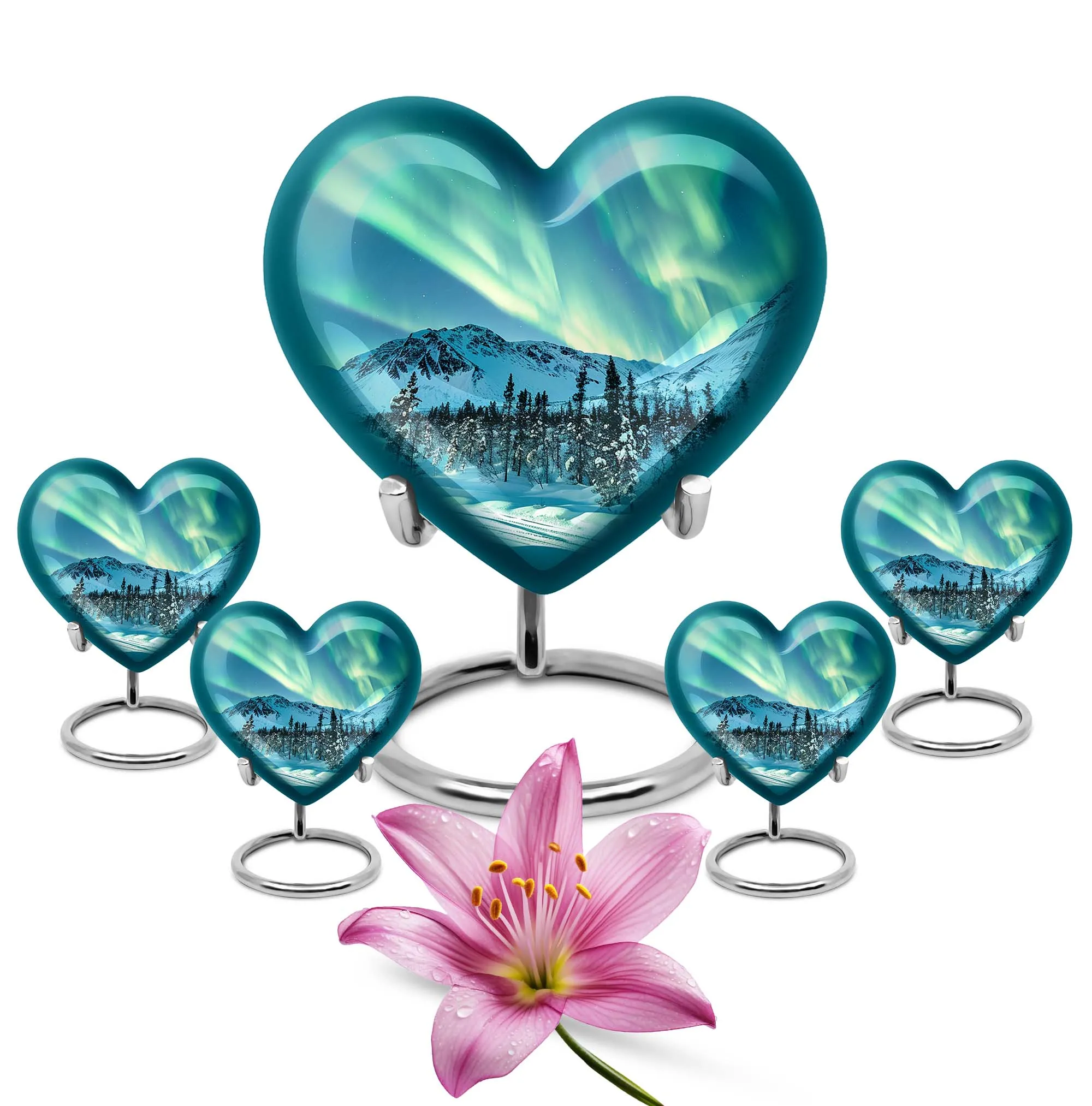 Aurora Borealis - Northern Lights Cremation Urn For Ashes