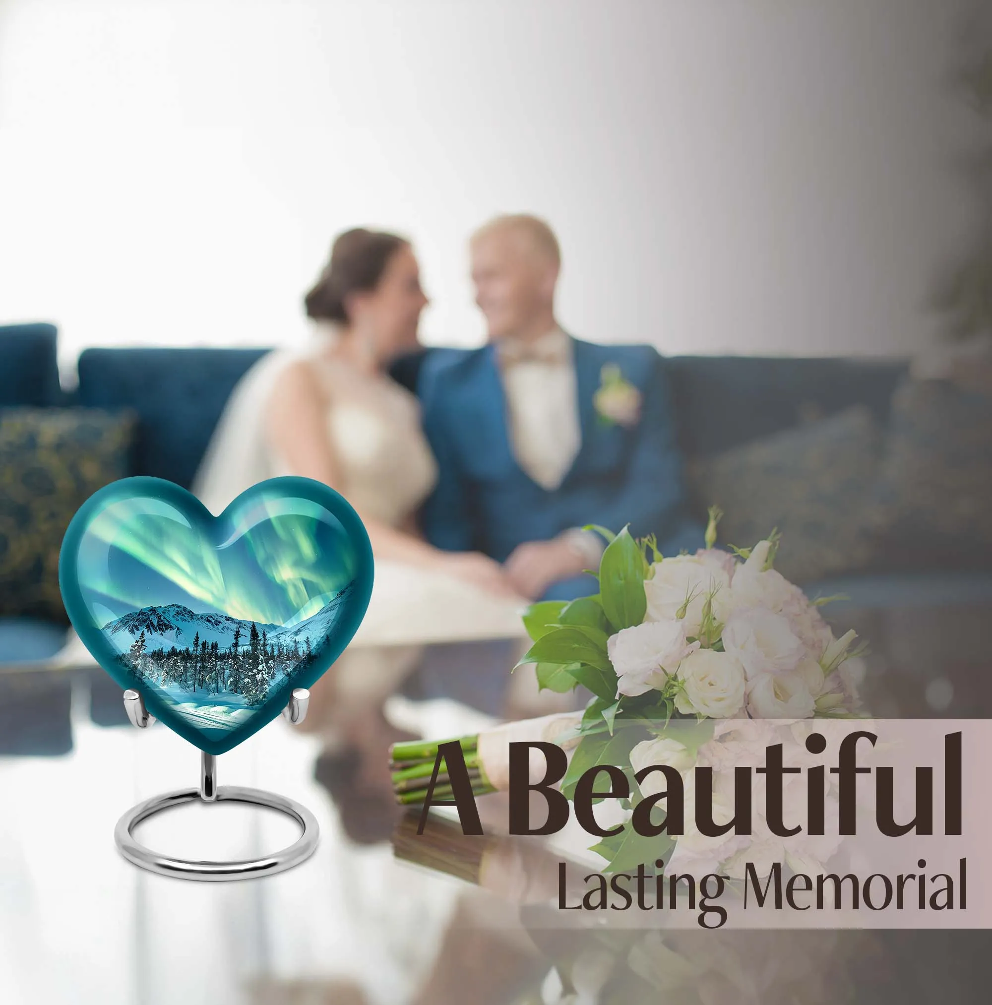 Aurora Borealis - Northern Lights Cremation Urn For Ashes