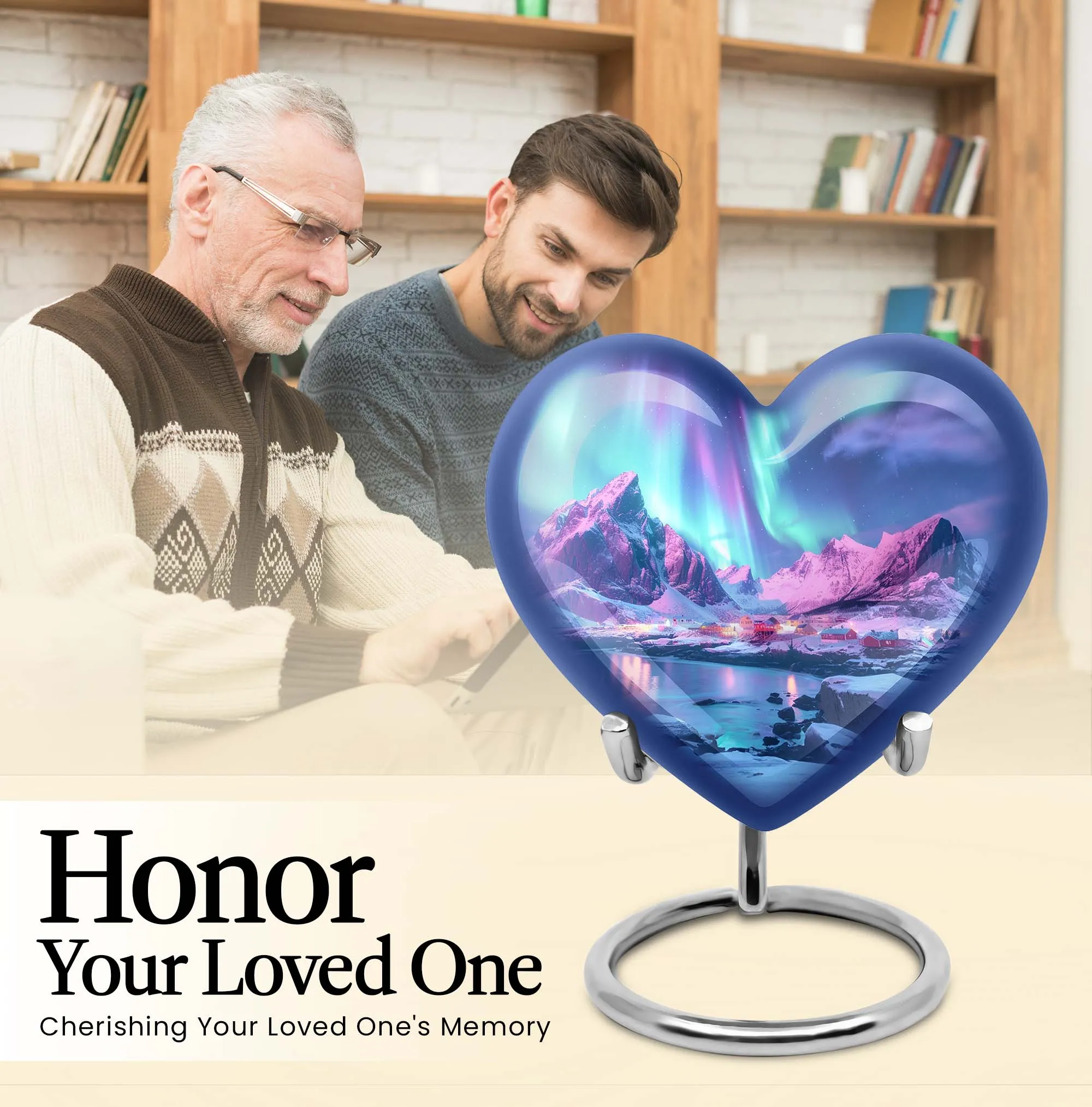 AURORA Urn A Momentous Tribute with Abstract-Themed Memorial Urn