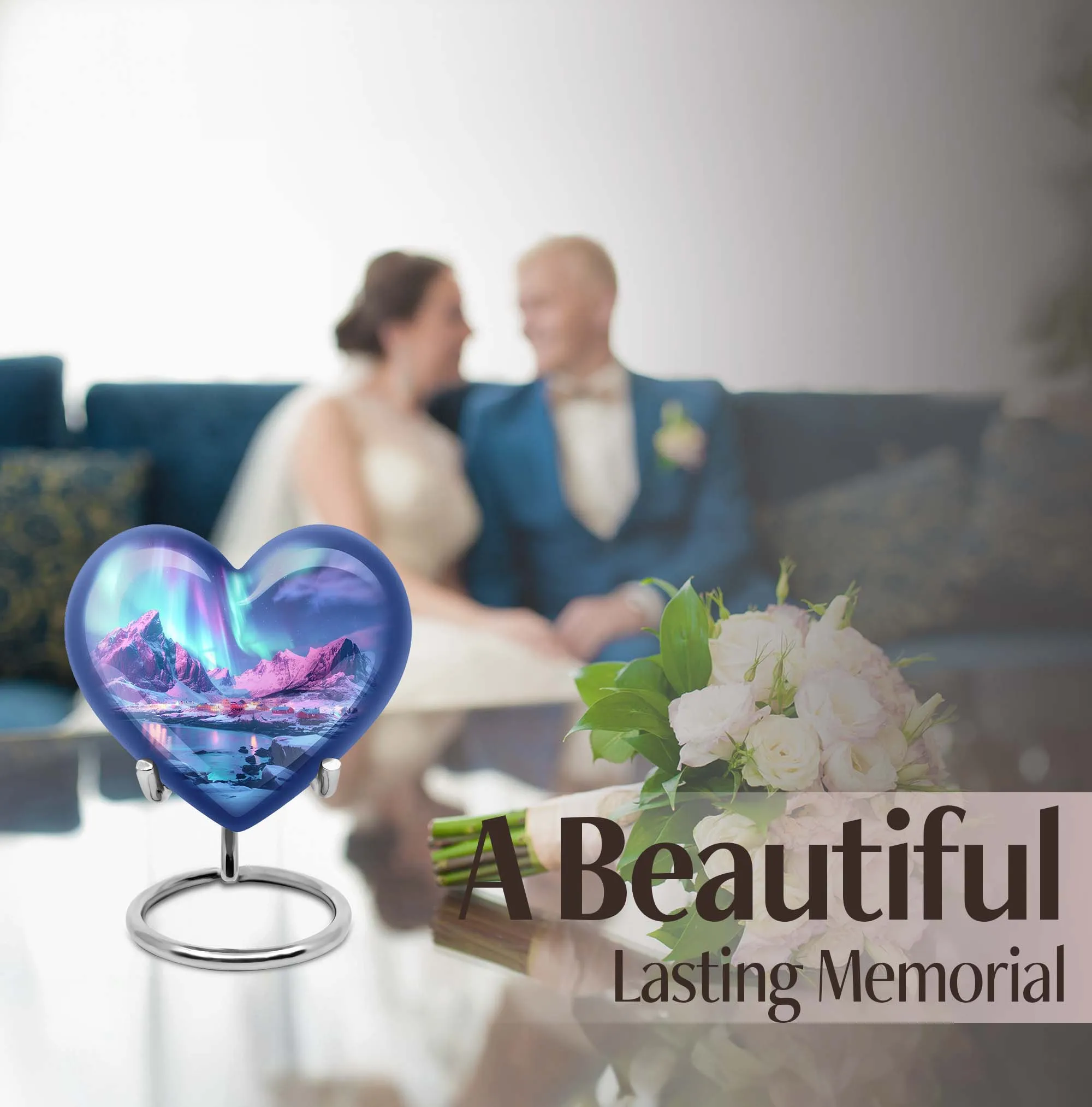 AURORA Urn A Momentous Tribute with Abstract-Themed Memorial Urn