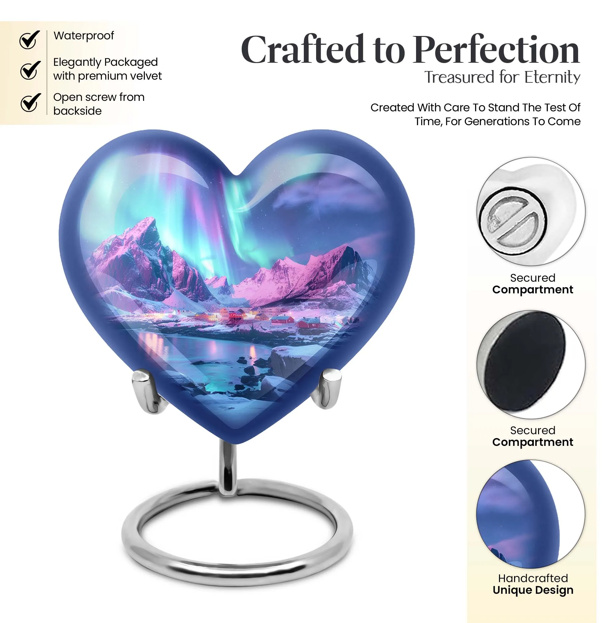 AURORA Urn A Momentous Tribute with Abstract-Themed Memorial Urn