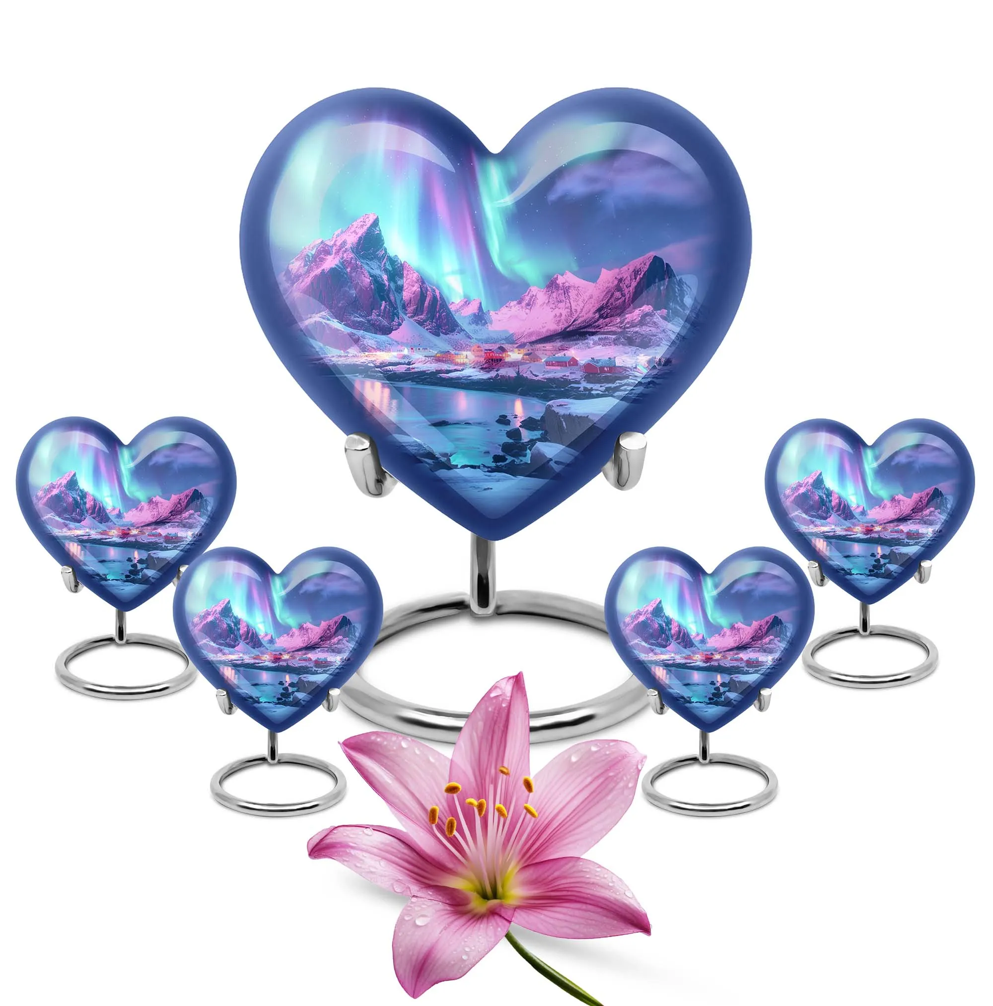 AURORA Urn A Momentous Tribute with Abstract-Themed Memorial Urn