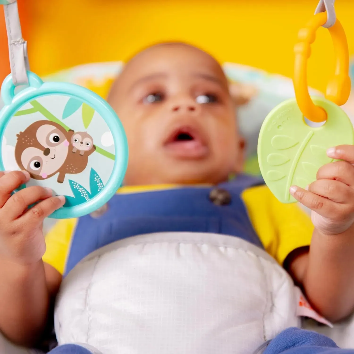 Baby Bouncer Soothing Vibrations Infant Seat - Safari Fun