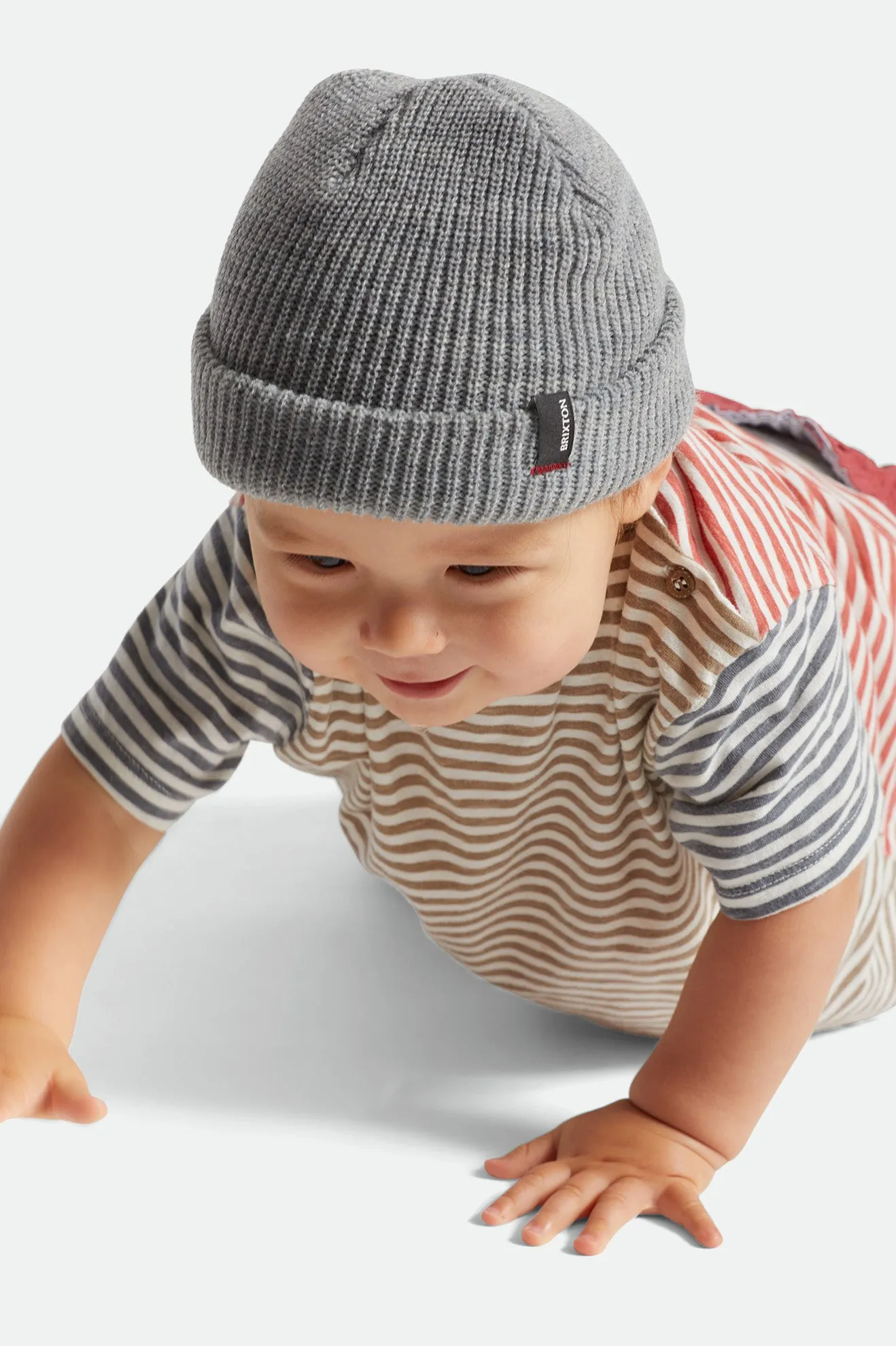 Baby Heist Beanie - Light Heather Grey