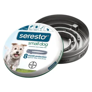 Bayer 83857944 Seresto Flea and Tick Collar Small Dog 8 month protection