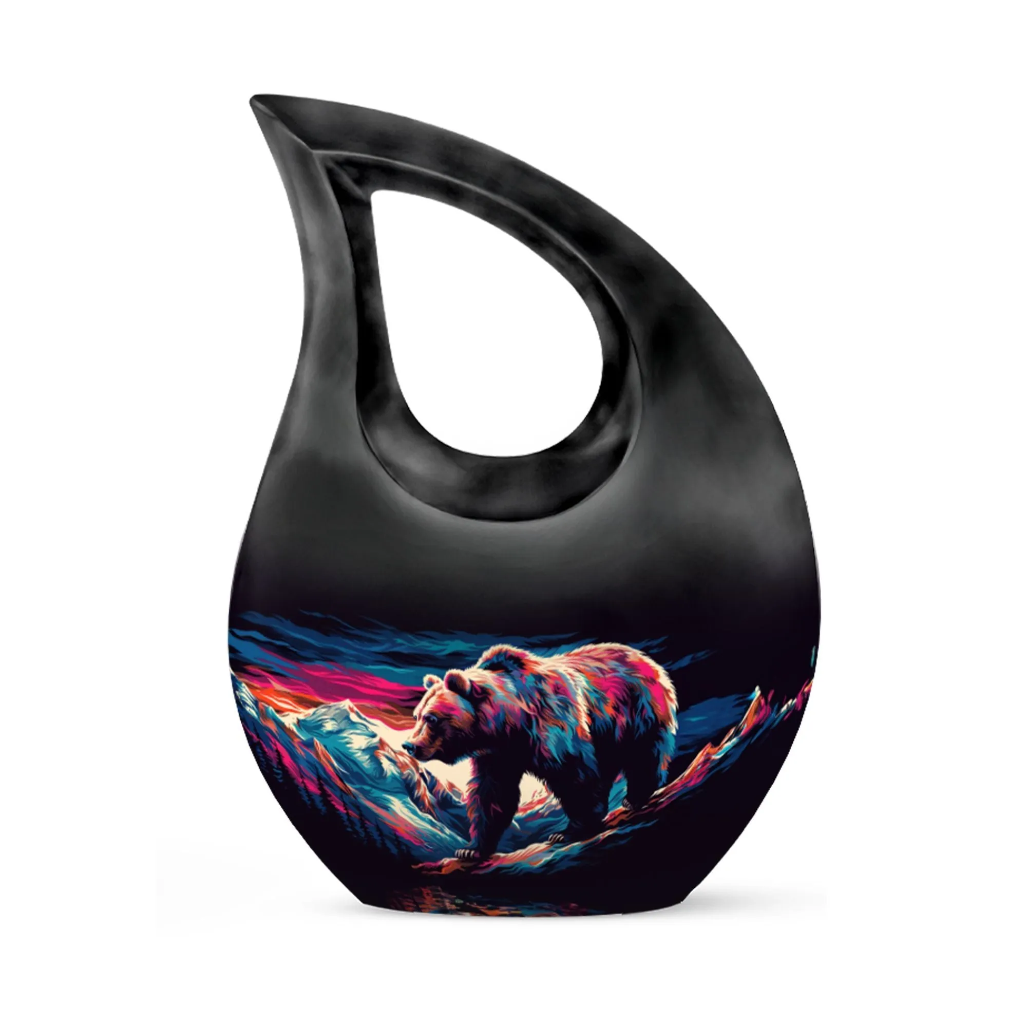 Bear Embrace - Aesthetic Memorial Large Urn for Lasting Memories