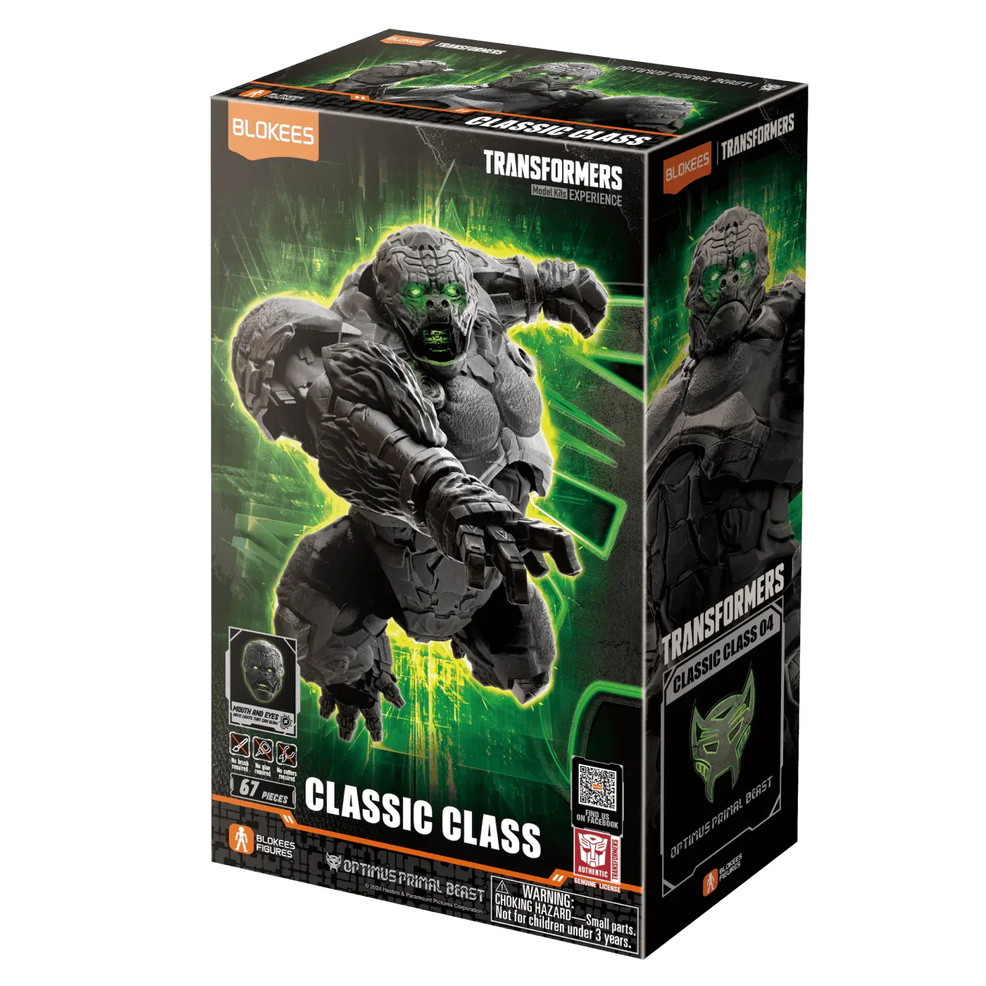 Blokees Transformers Classic Class #04 Optimus Primal Beast (Rise of the Beast) Model Kit