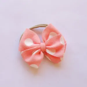 Blush Dots Bow