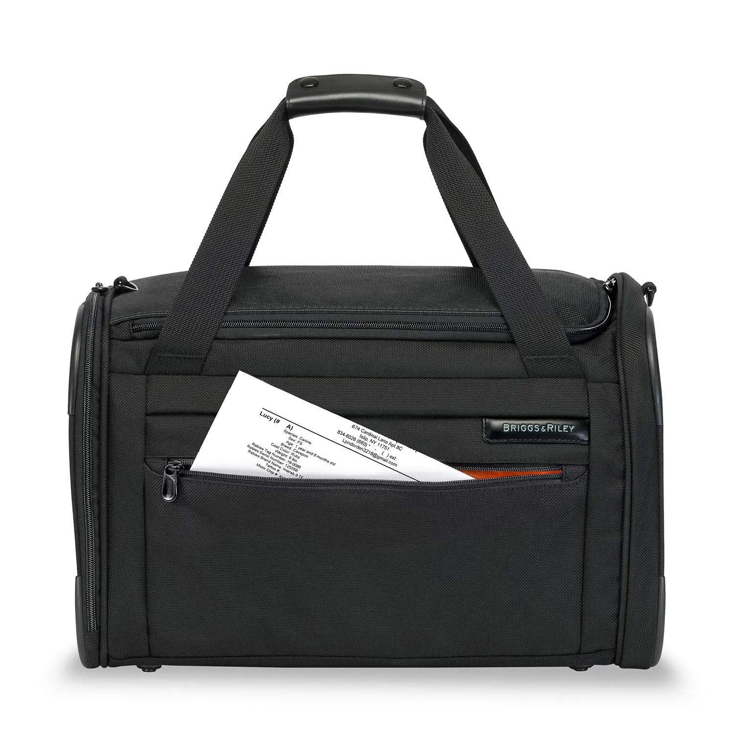 Briggs & Riley Pet Carrier, Black, One Size