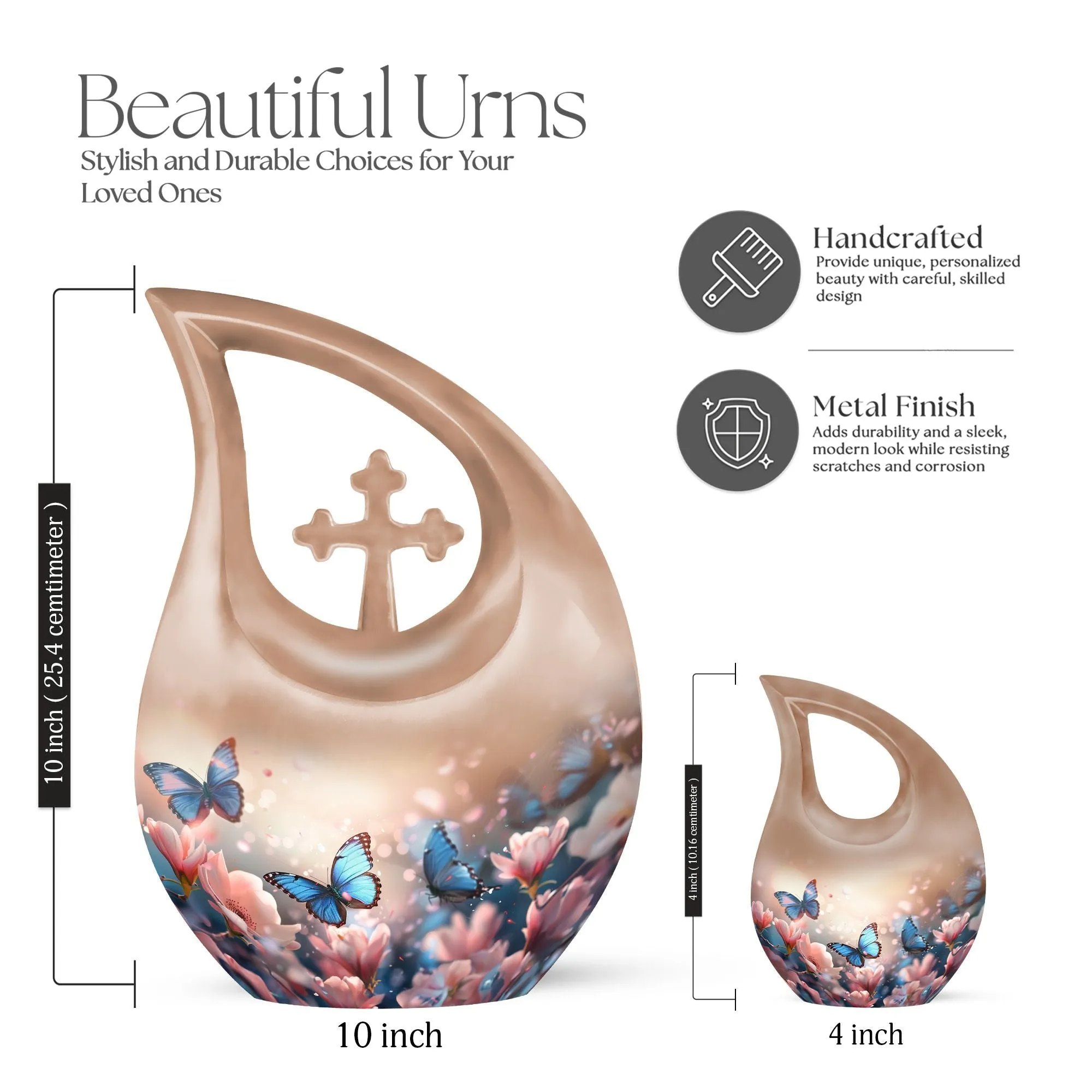 Butterfly Tribute: Affordable Transformation Memorial Urn