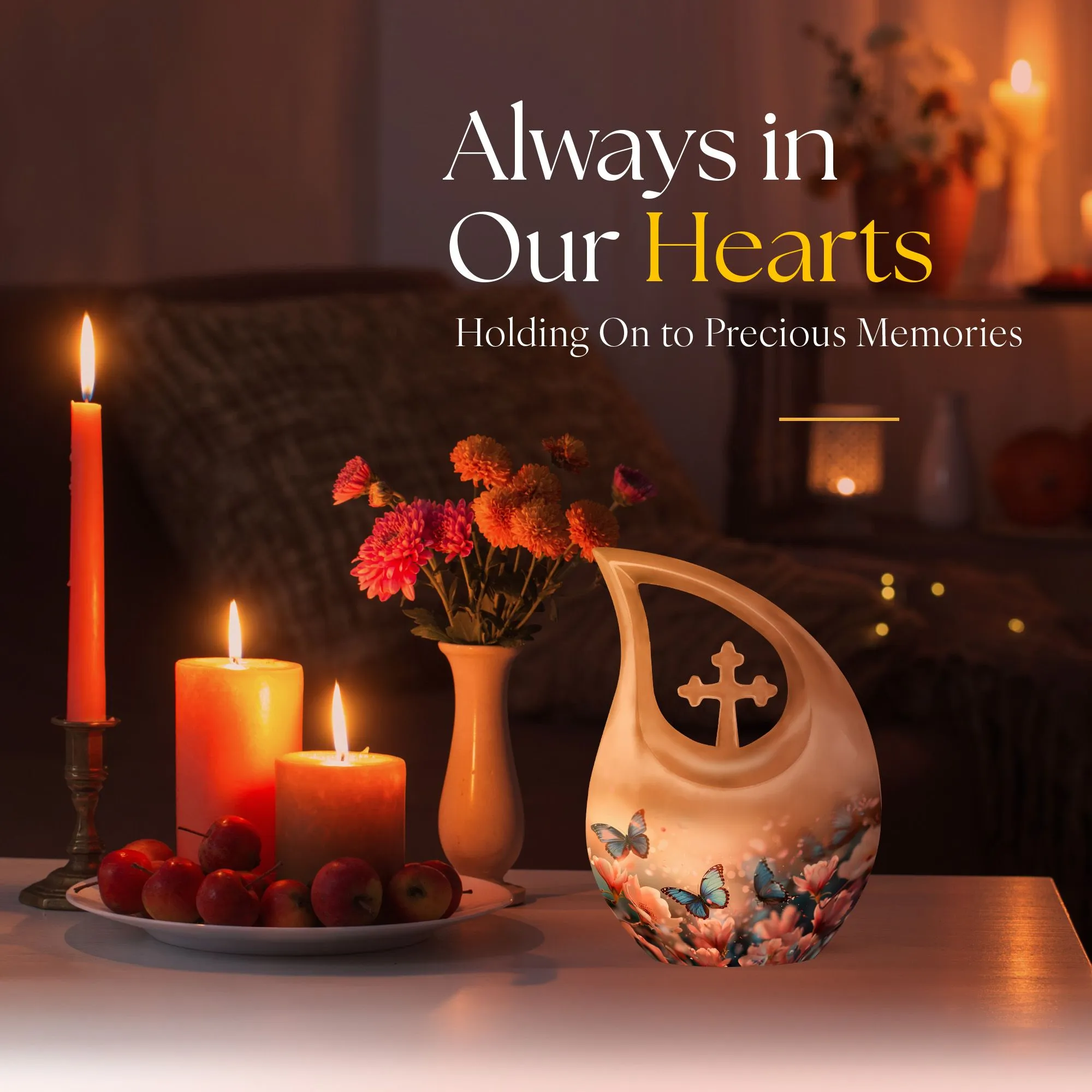 Butterfly Tribute: Affordable Transformation Memorial Urn