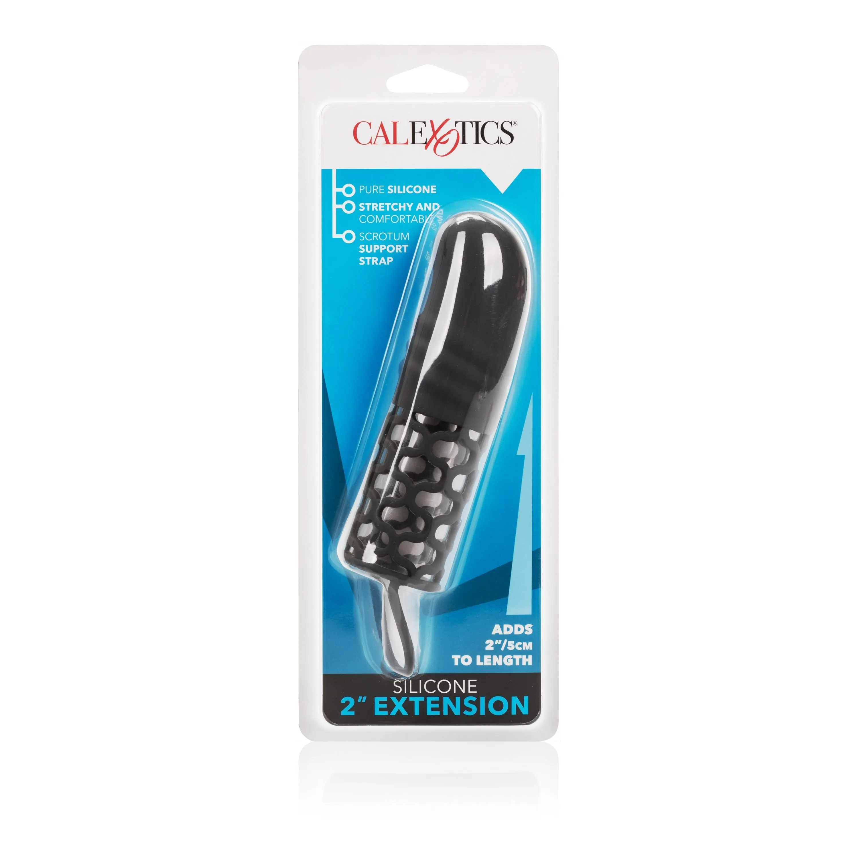 California Exotics - Silicone 2" Penis Extension (Black)